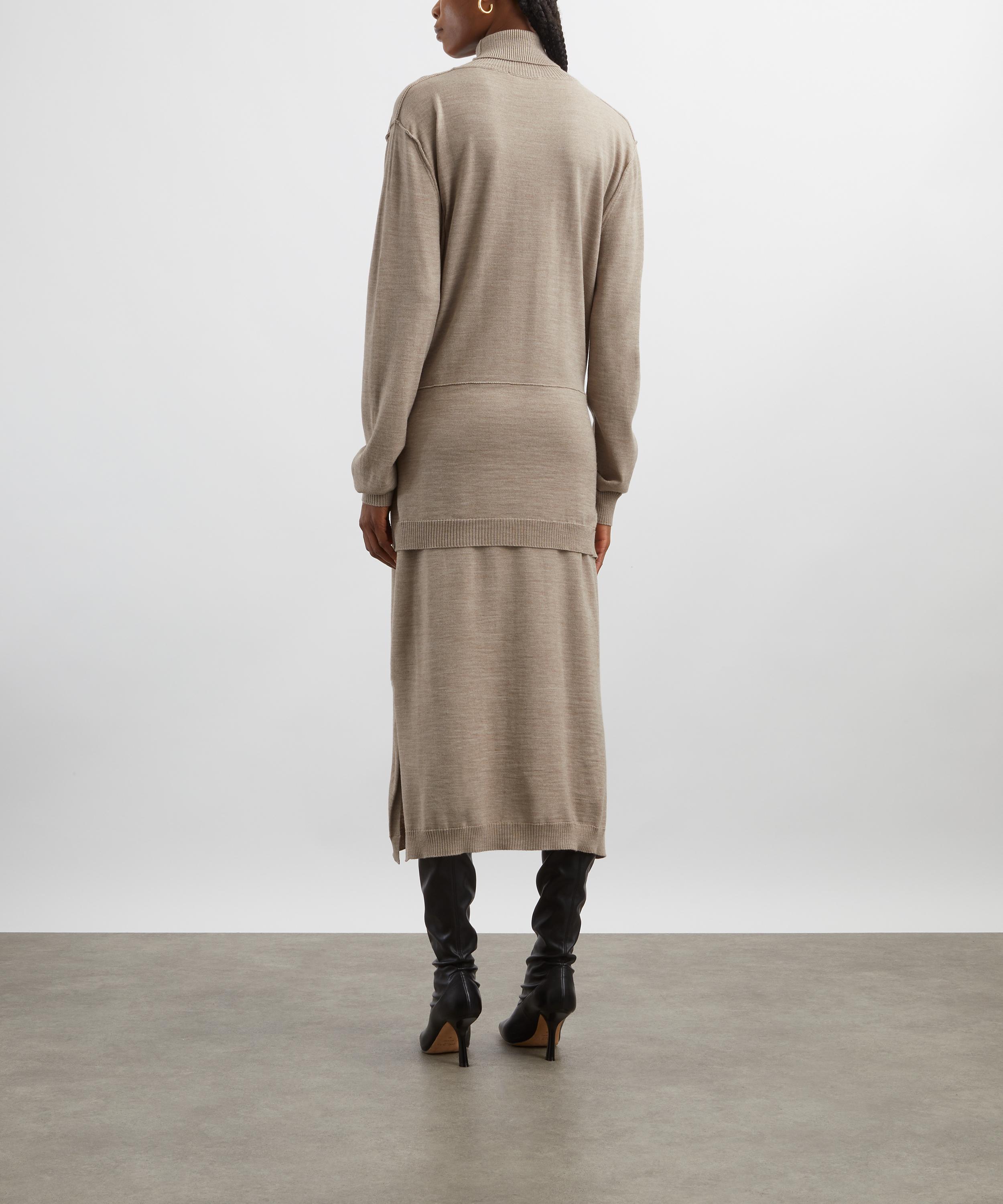 Lemaire - Light Taupe Trompe L’Oeil Dress image number 3