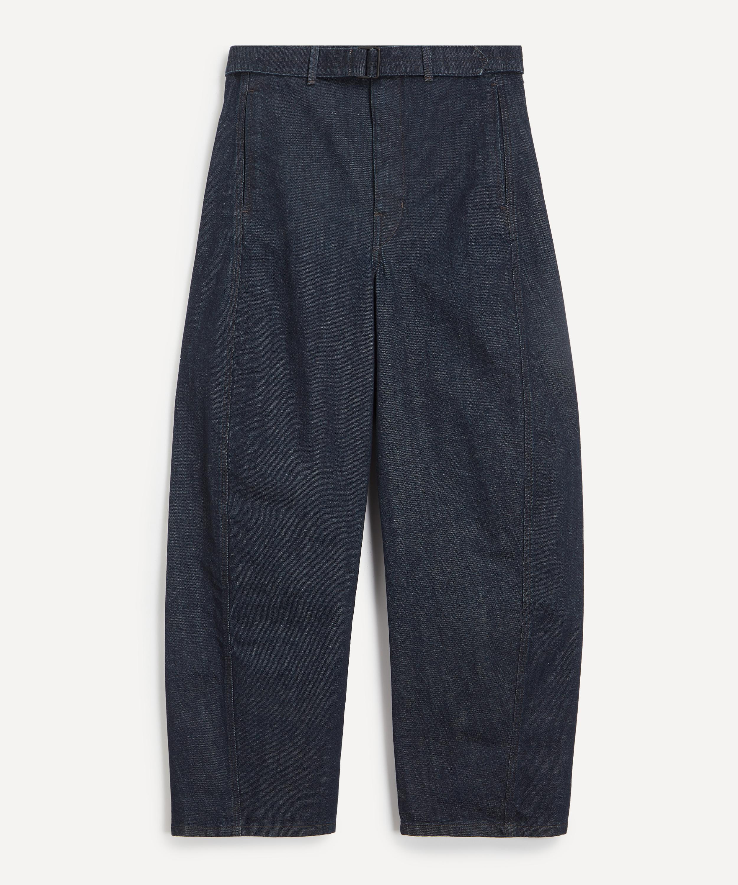 Lemaire - Twisted Belted Denim Trousers image number 0