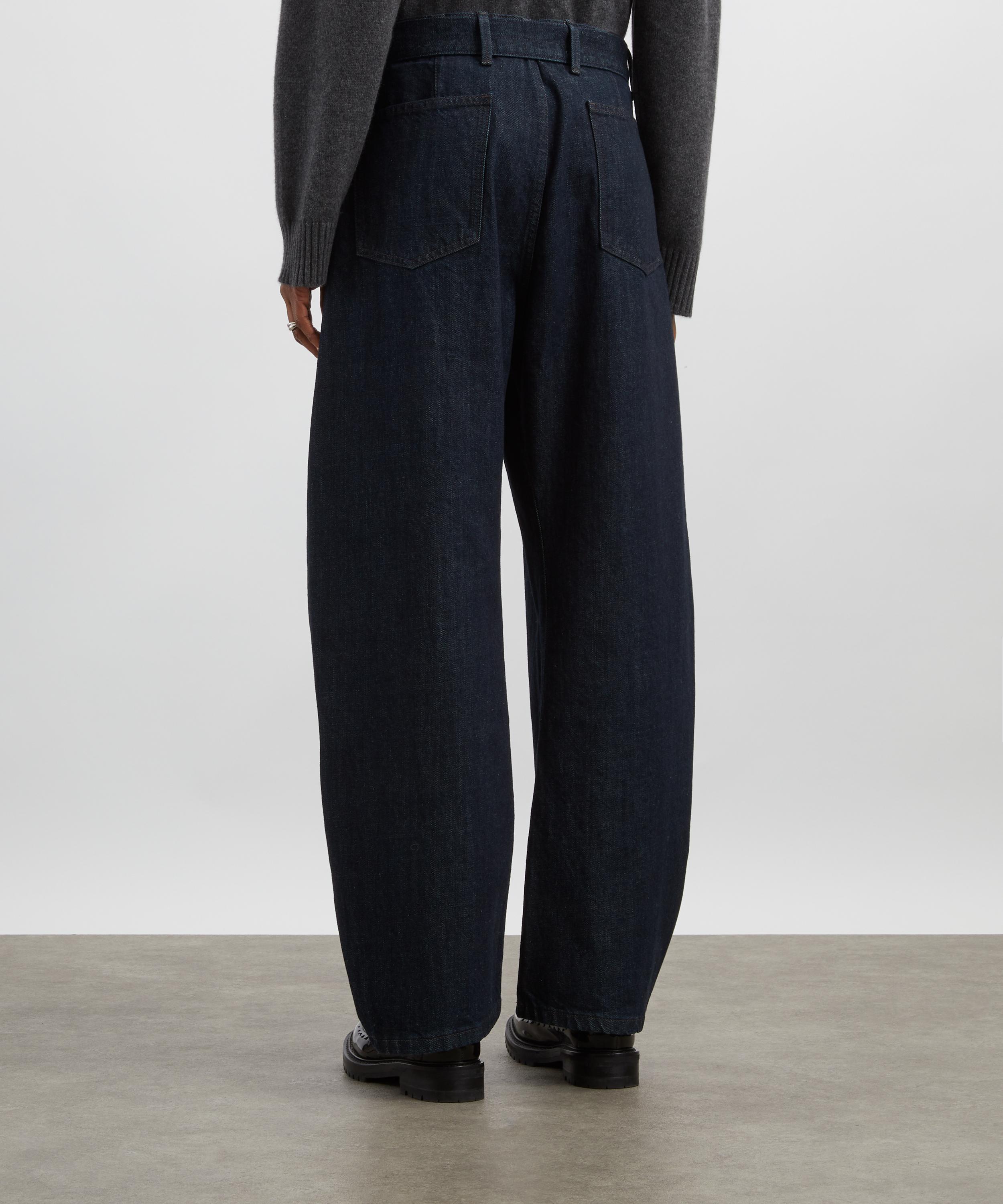 Lemaire - Twisted Belted Denim Trousers image number 3