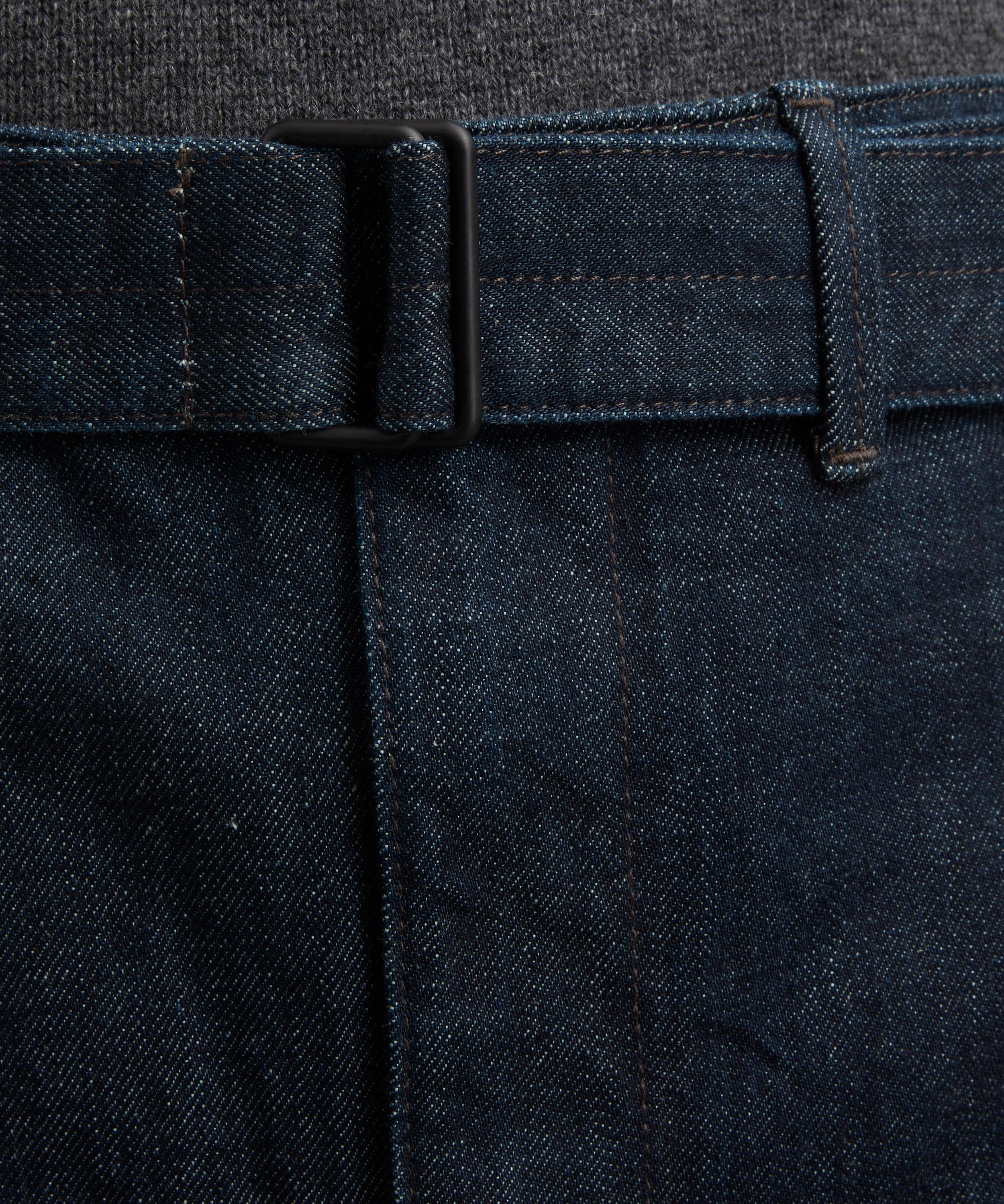 Lemaire - Twisted Belted Denim Trousers image number 4