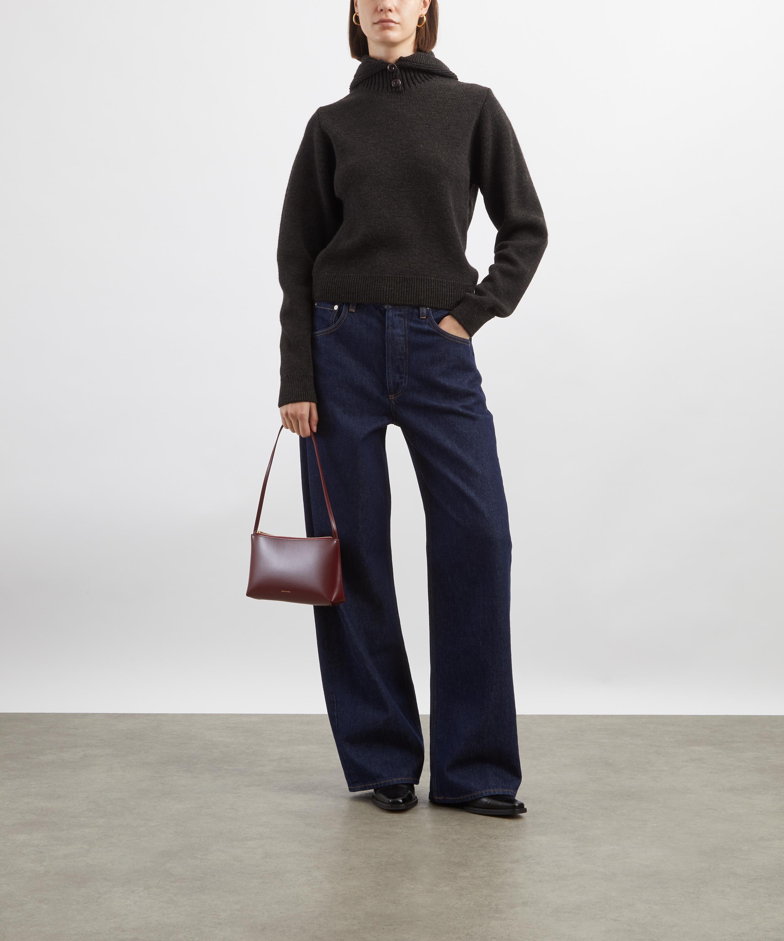 Lemaire - Hooded Alpaca-Wool Jumper image number 1