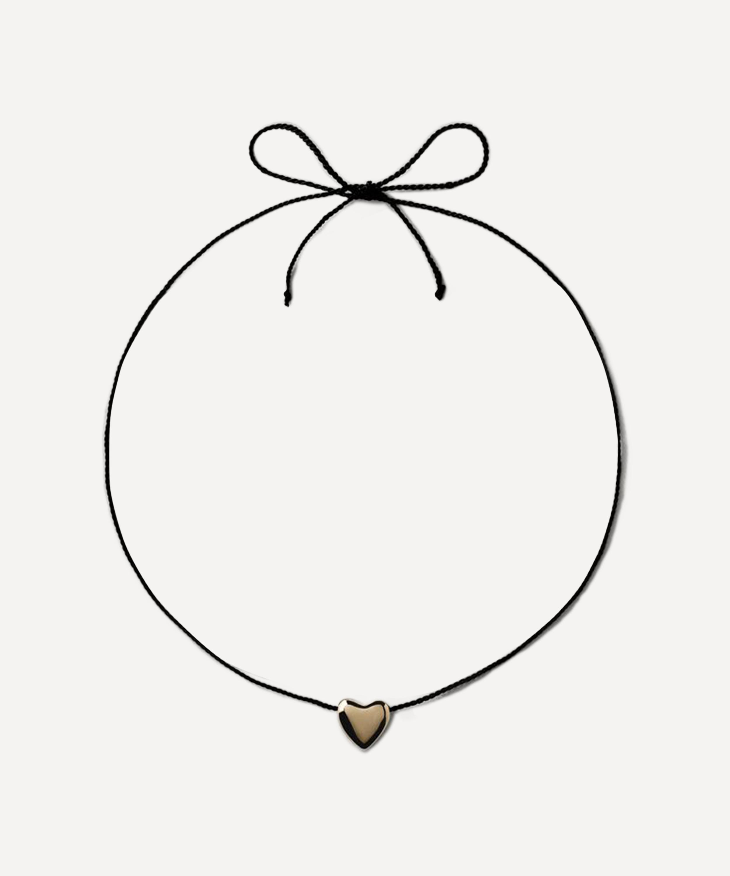 Annika Inez - 14ct Gold-Plated Mini Heart Pendant Necklace image number 0