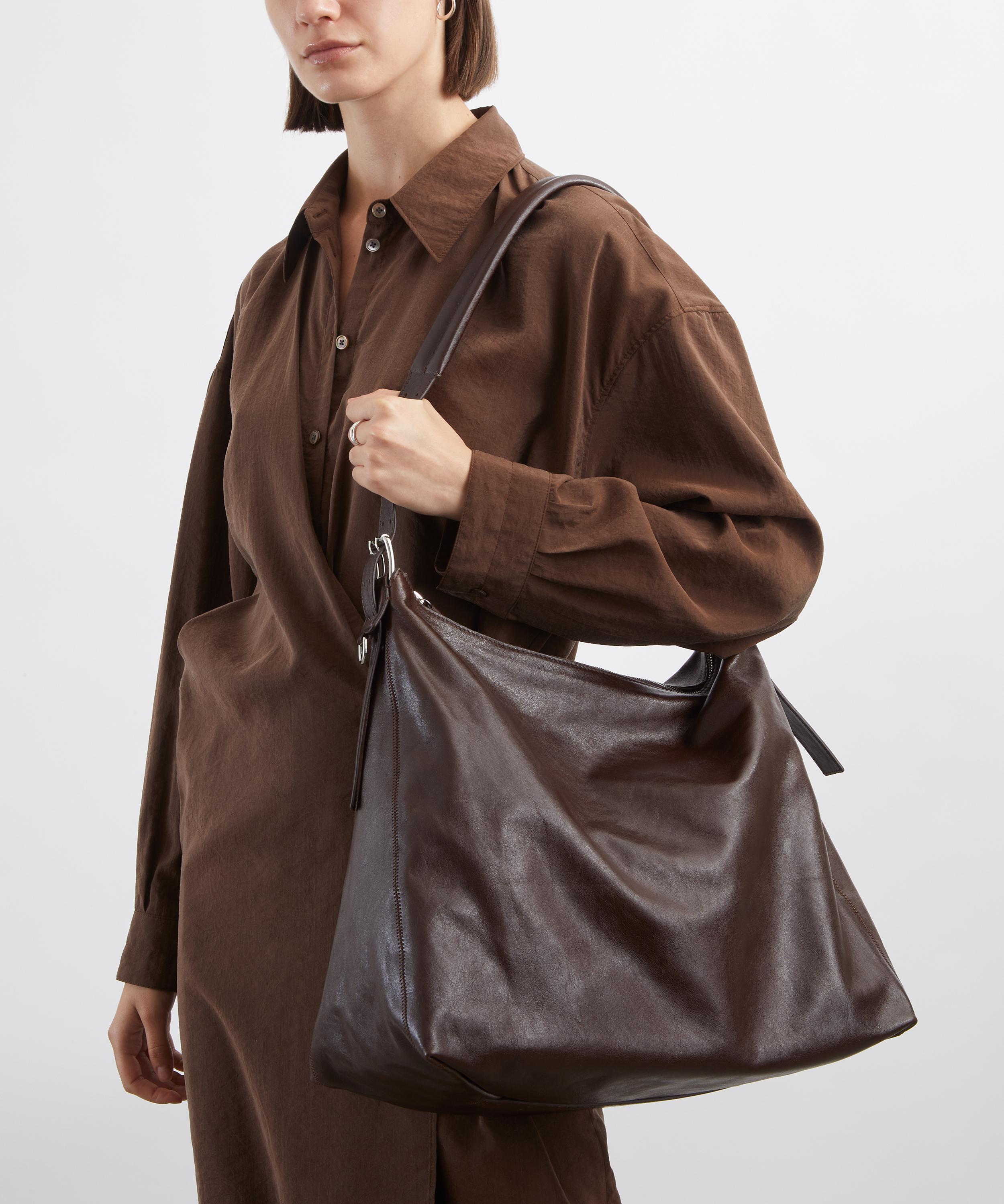 Lemaire - Belted Leather Hobo Bag image number 1