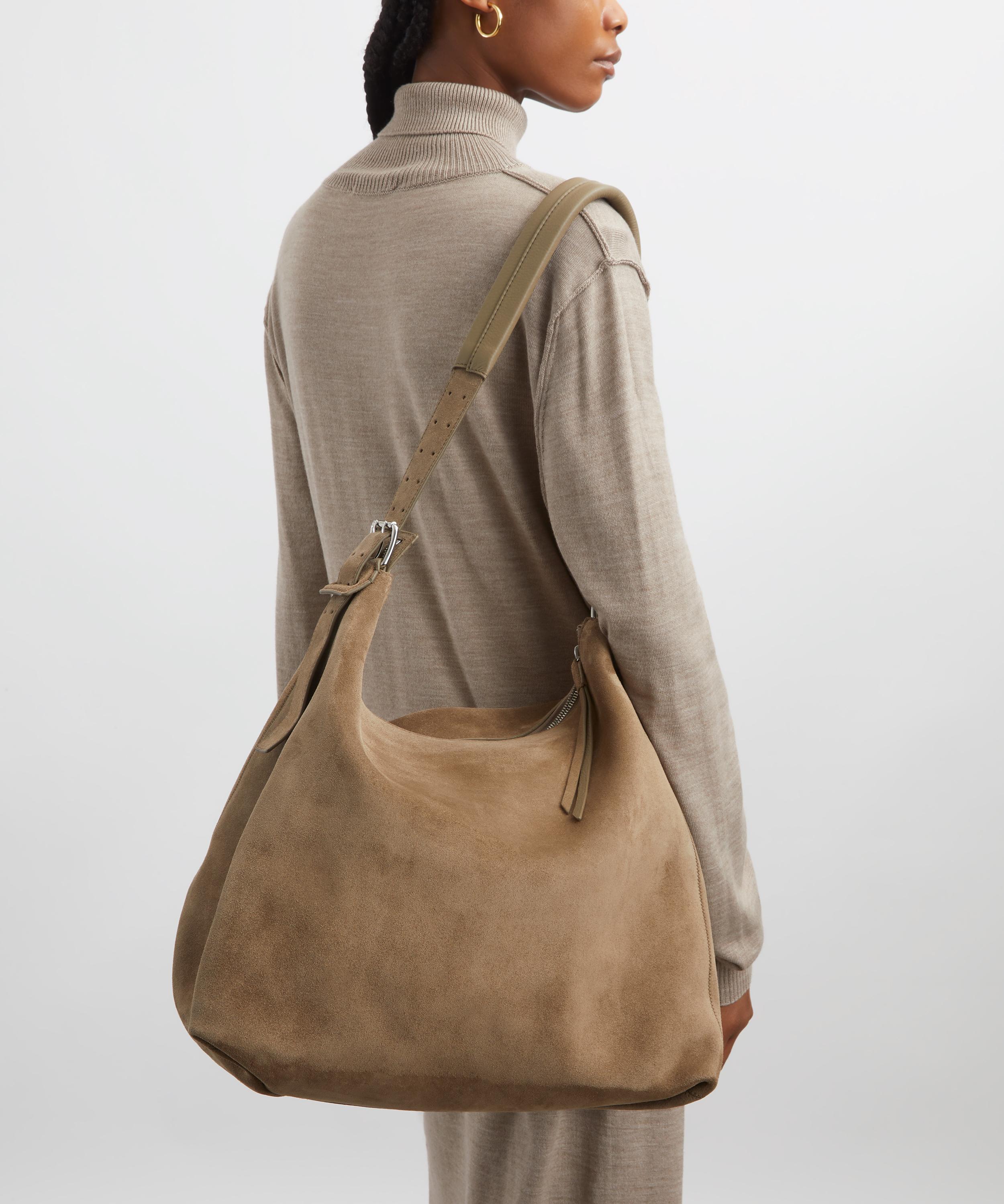 Lemaire - Belted Suede Hobo Bag image number 1