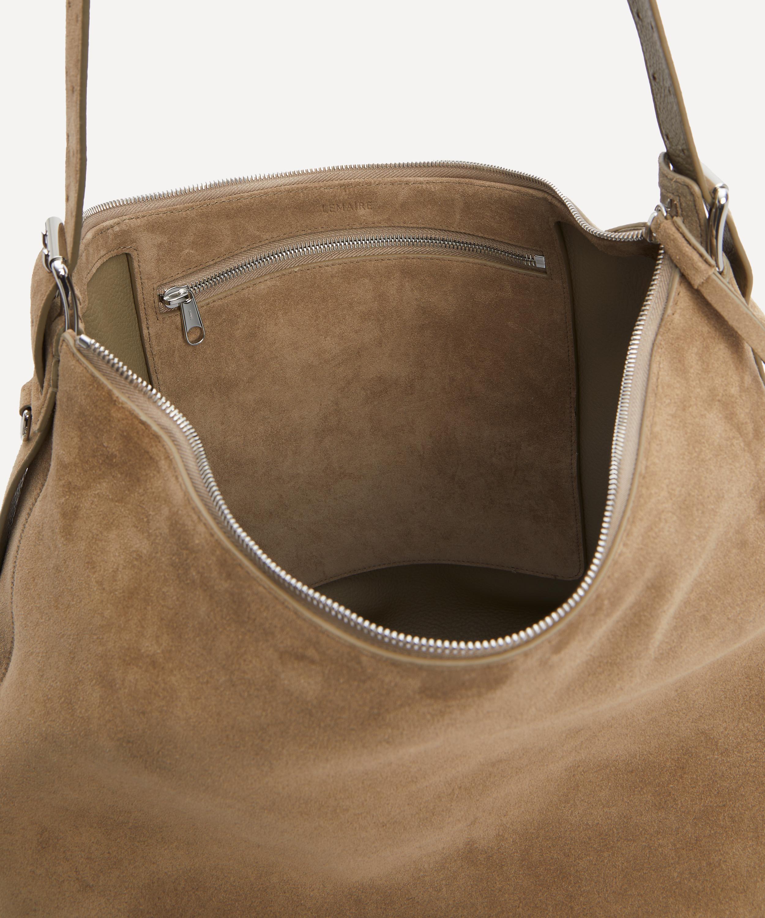 Lemaire - Belted Suede Hobo Bag image number 5