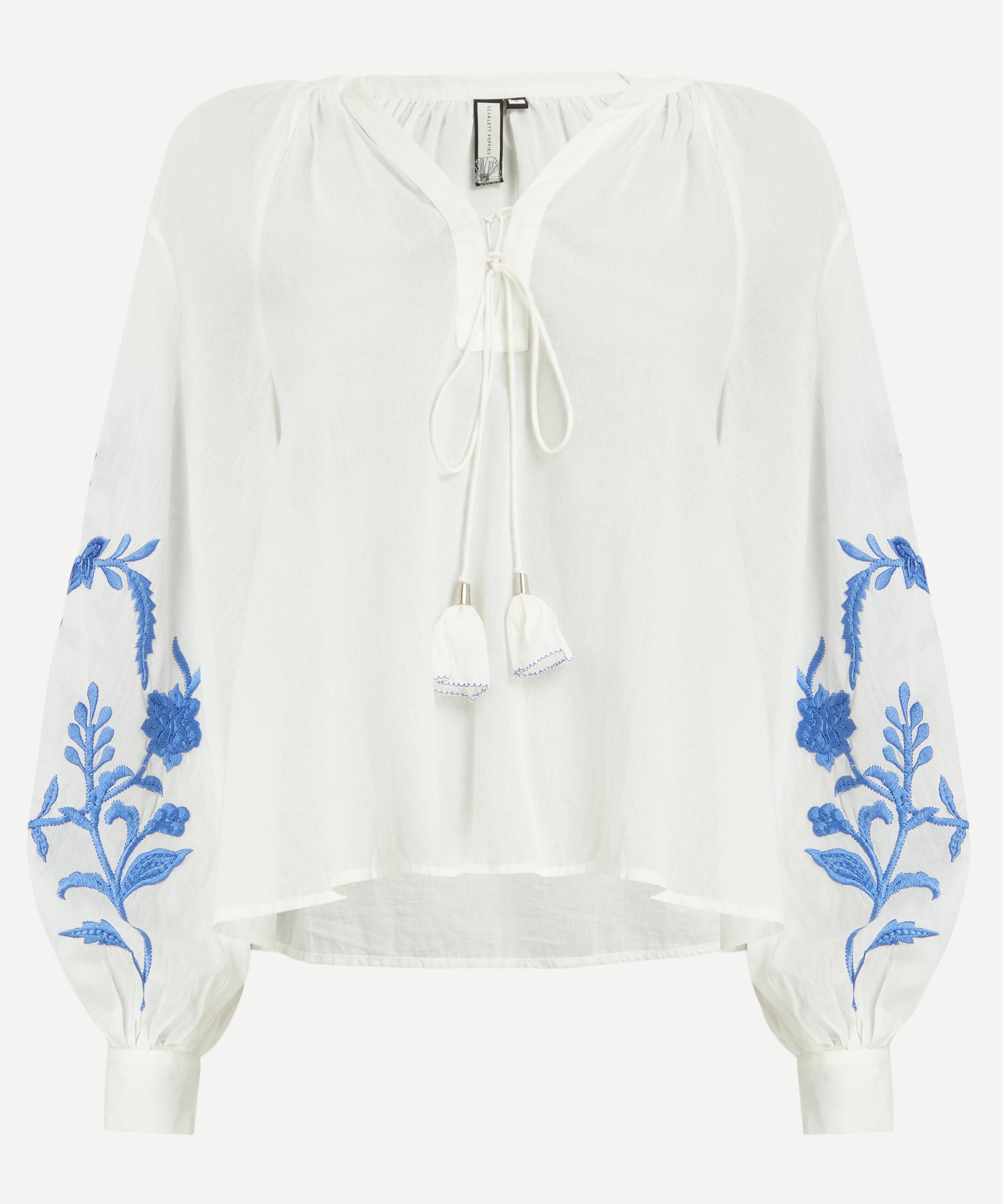 Scarlett Poppies - Marbella Embroidered Top image number 0