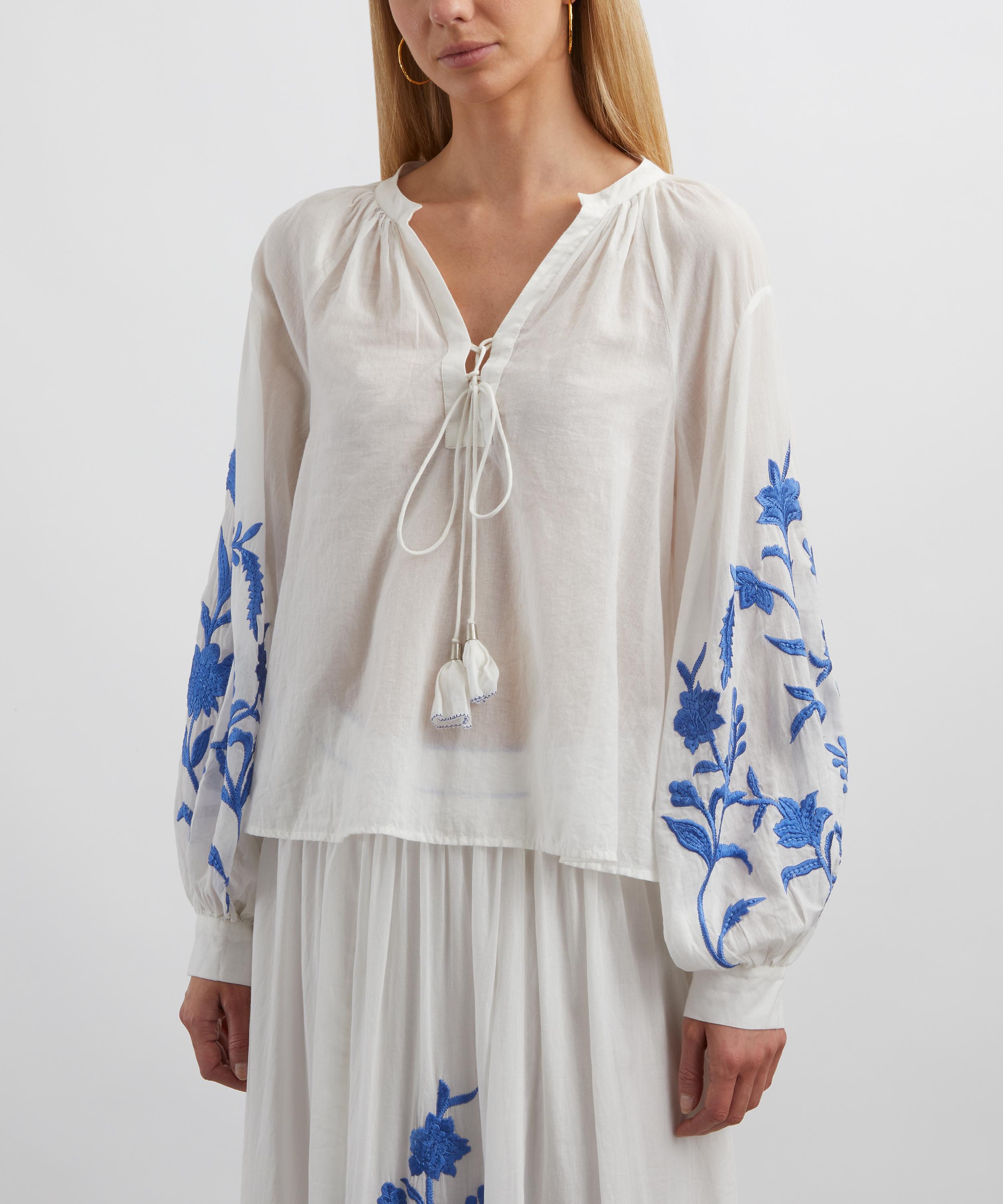 Scarlett Poppies - Marbella Embroidered Top image number 2