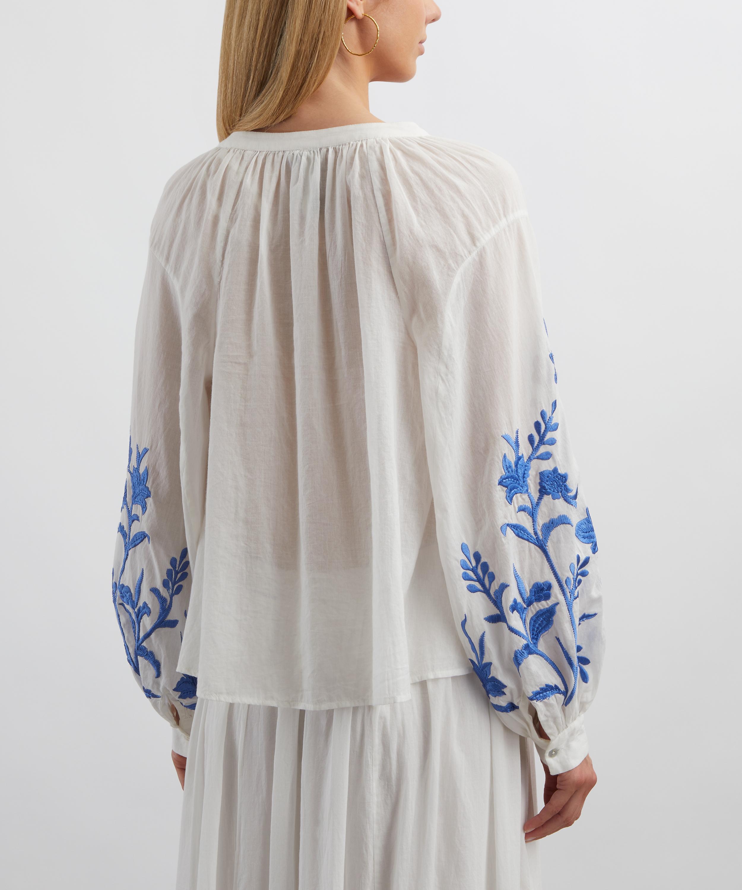 Scarlett Poppies - Marbella Embroidered Top image number 3