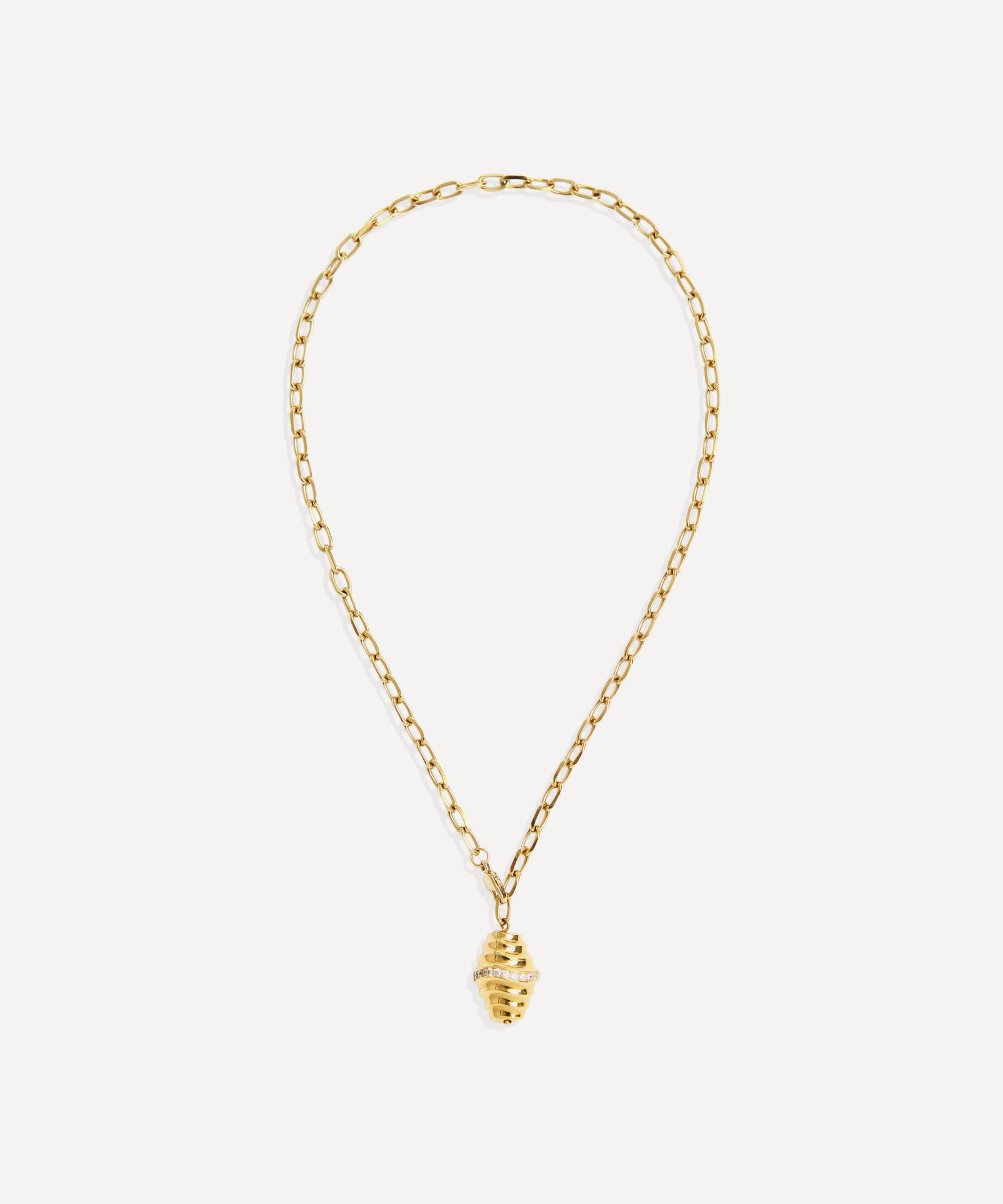 By Alona - 18ct Gold-Plated Livia Pendant Necklace image number 0