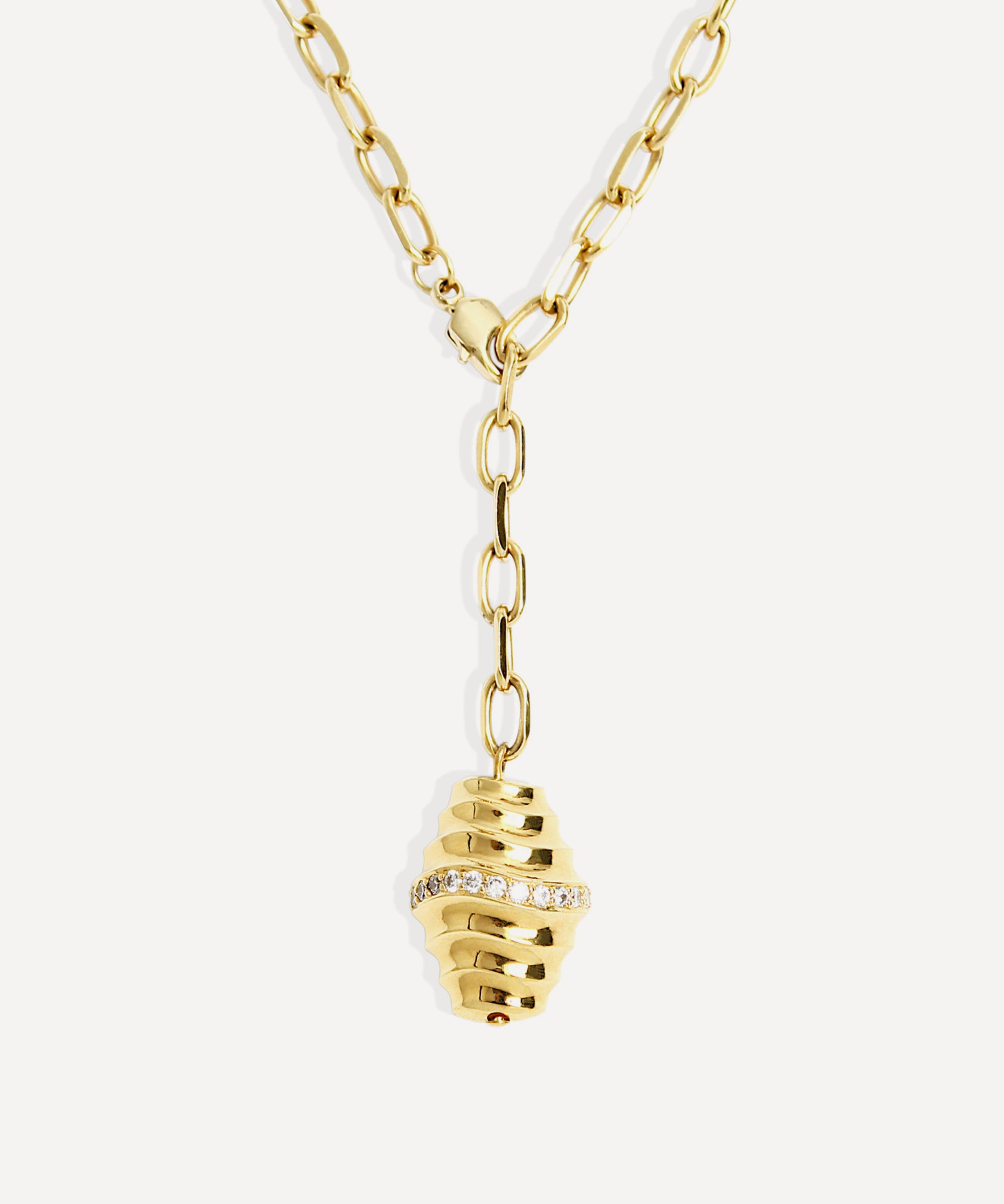 By Alona - 18ct Gold-Plated Livia Pendant Necklace image number 1