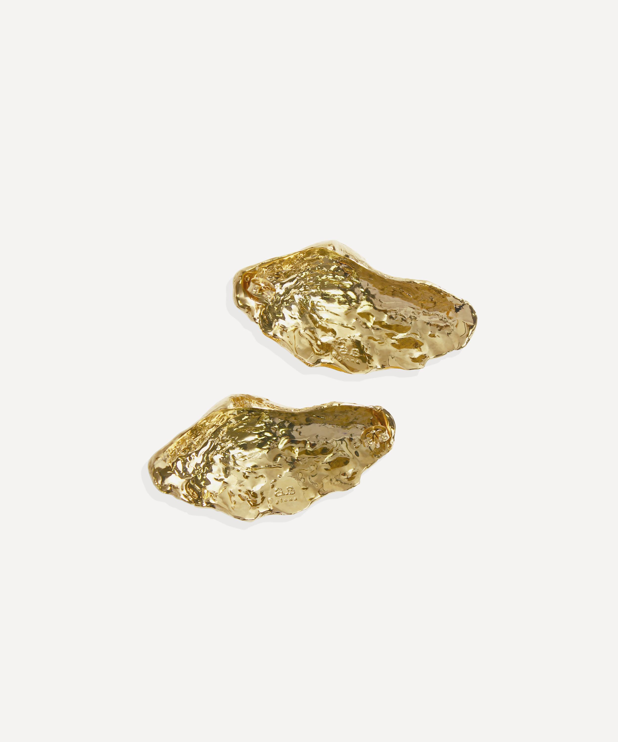 By Alona - 18ct Gold-Plated Maya Stud Earrings image number 1