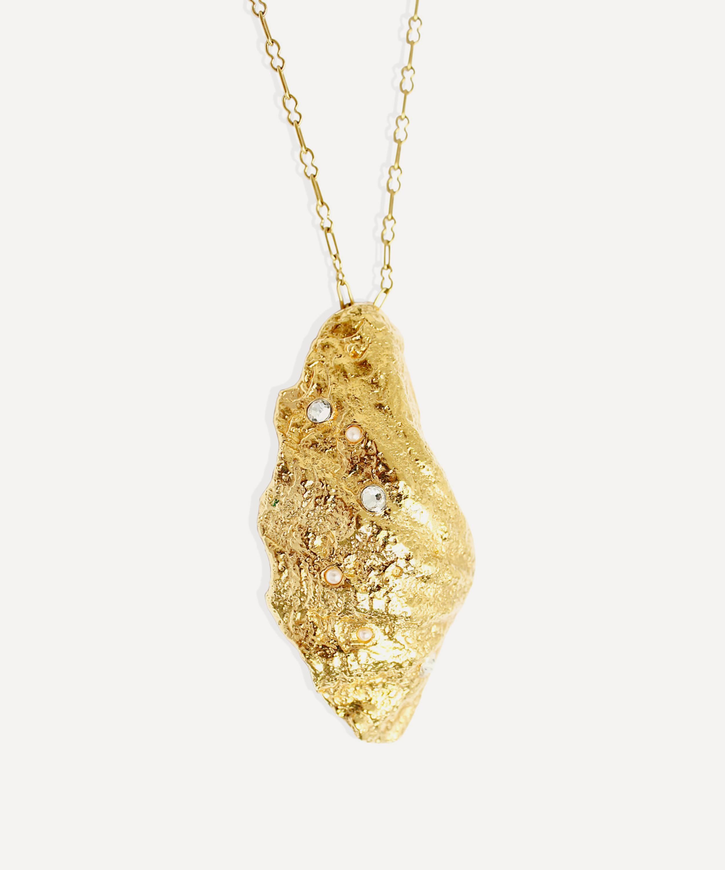 By Alona - 18ct Gold-Plated Nataliya Pendant Necklace image number 1