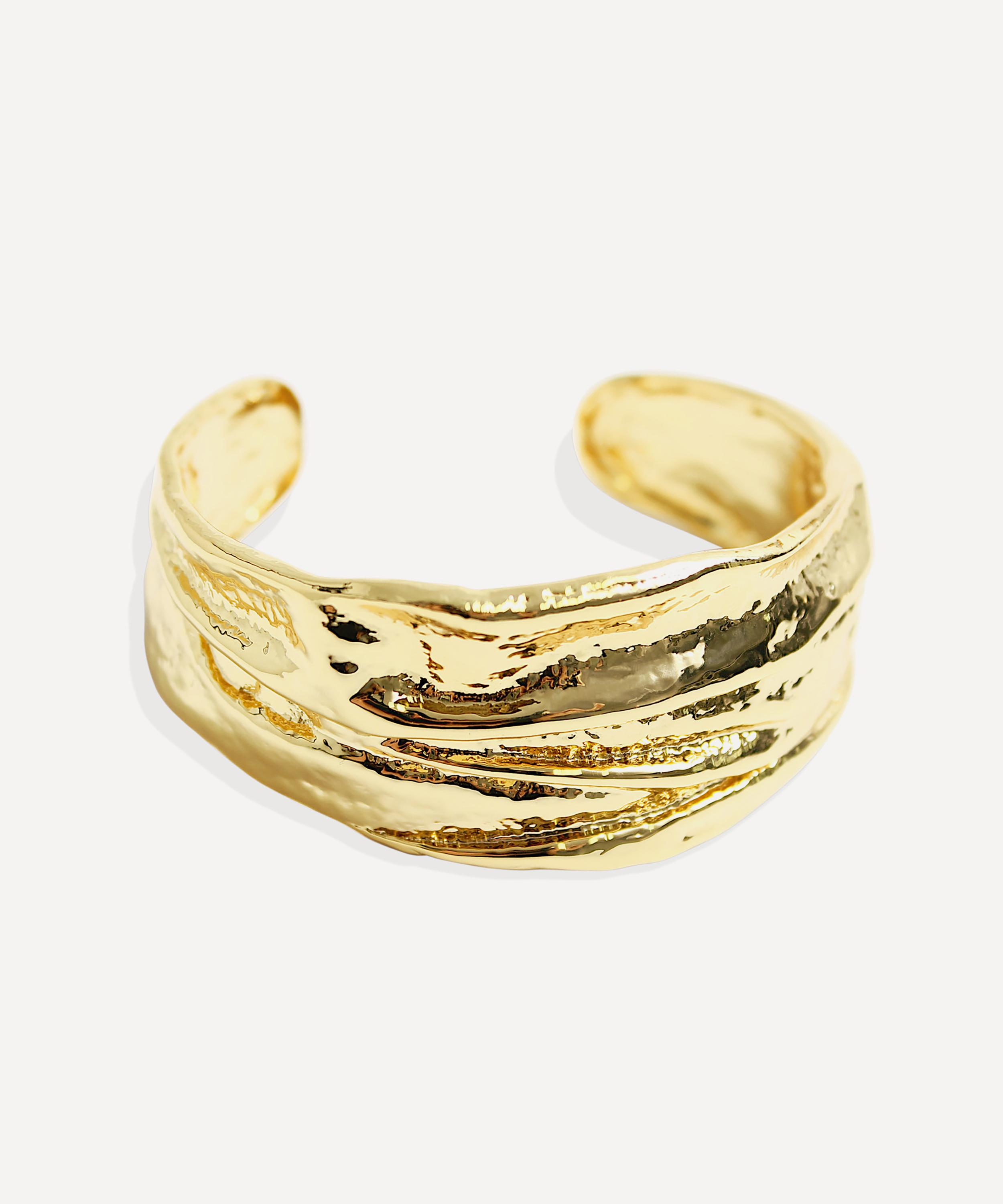 By Alona - 18ct Gold-Plated Carmen Cuff Bracelet
