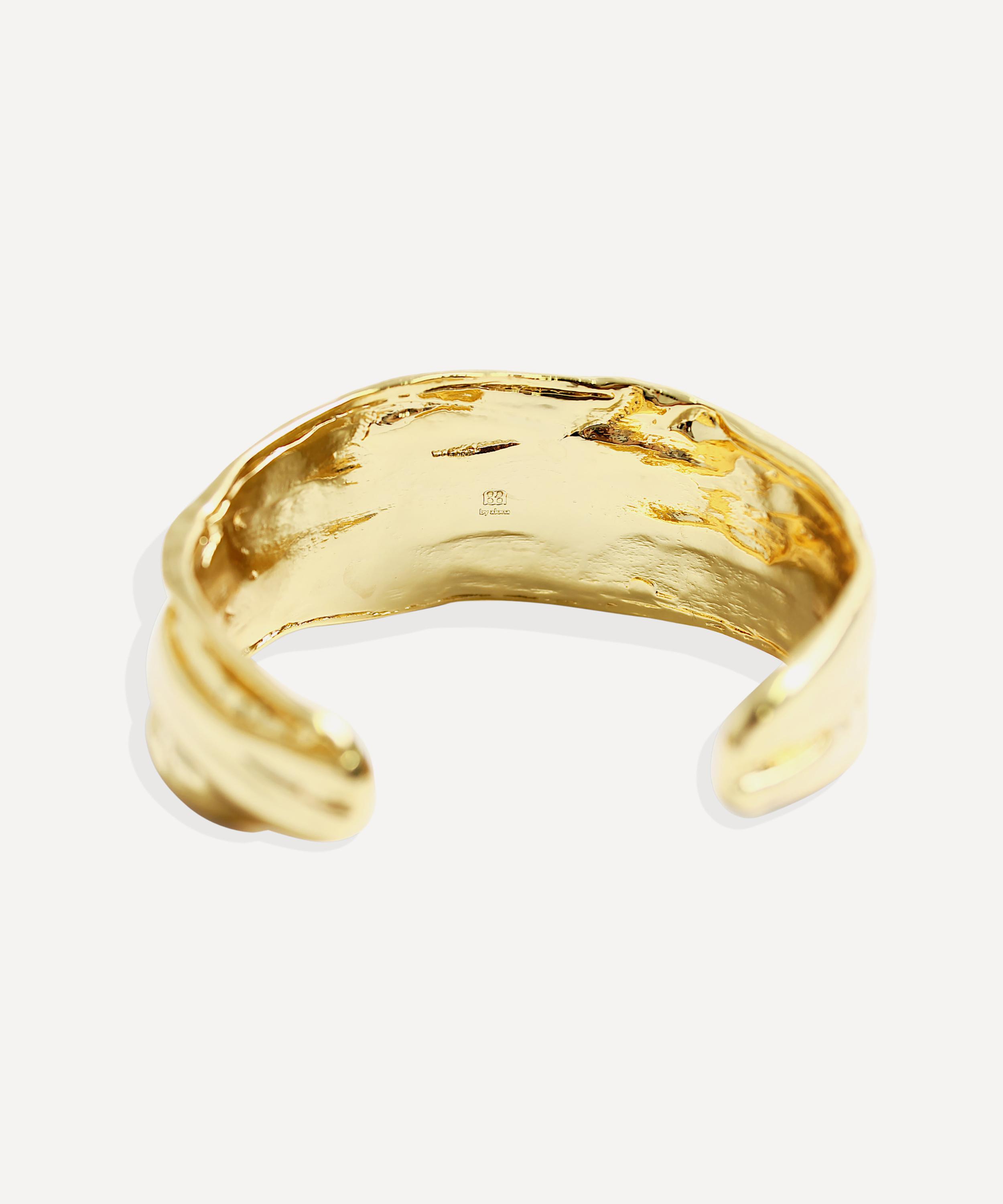 By Alona - 18ct Gold-Plated Carmen Cuff Bracelet image number 1