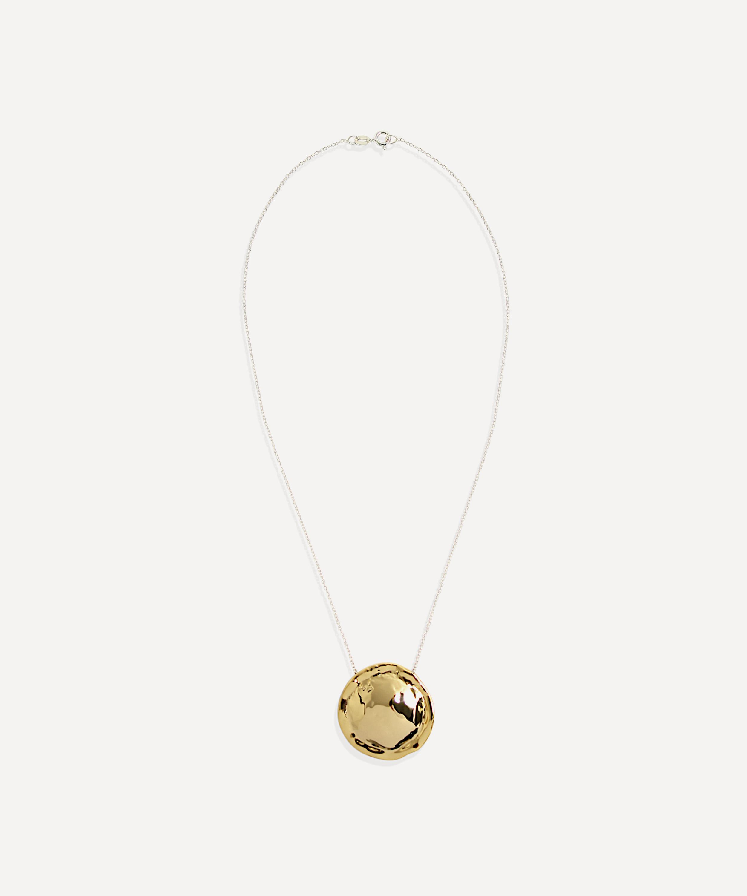 By Alona - 18ct Gold-Plated Dune Pendant Necklace image number 0
