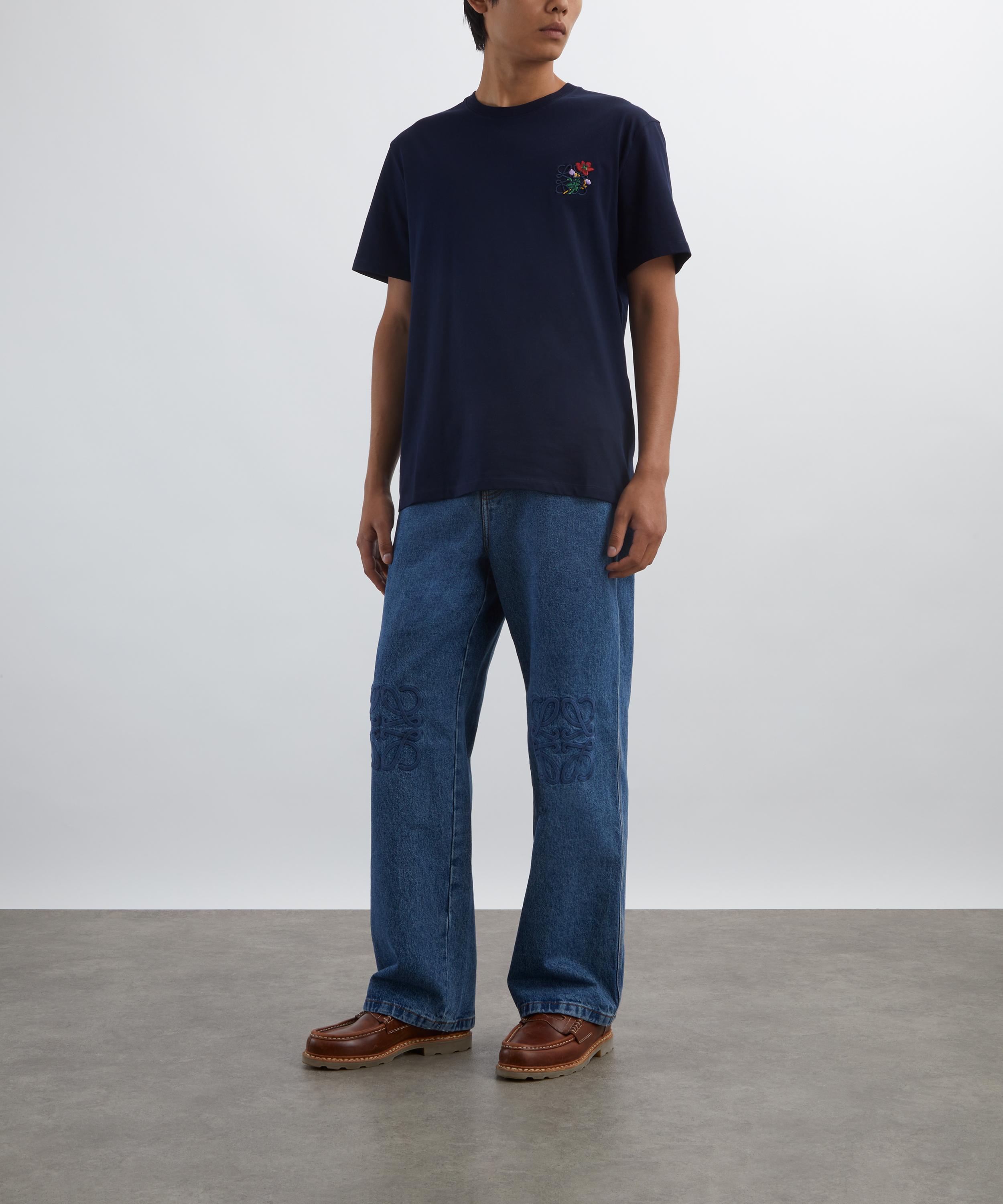 Loewe - Dark Navy Relaxed Fit T-Shirt image number 1
