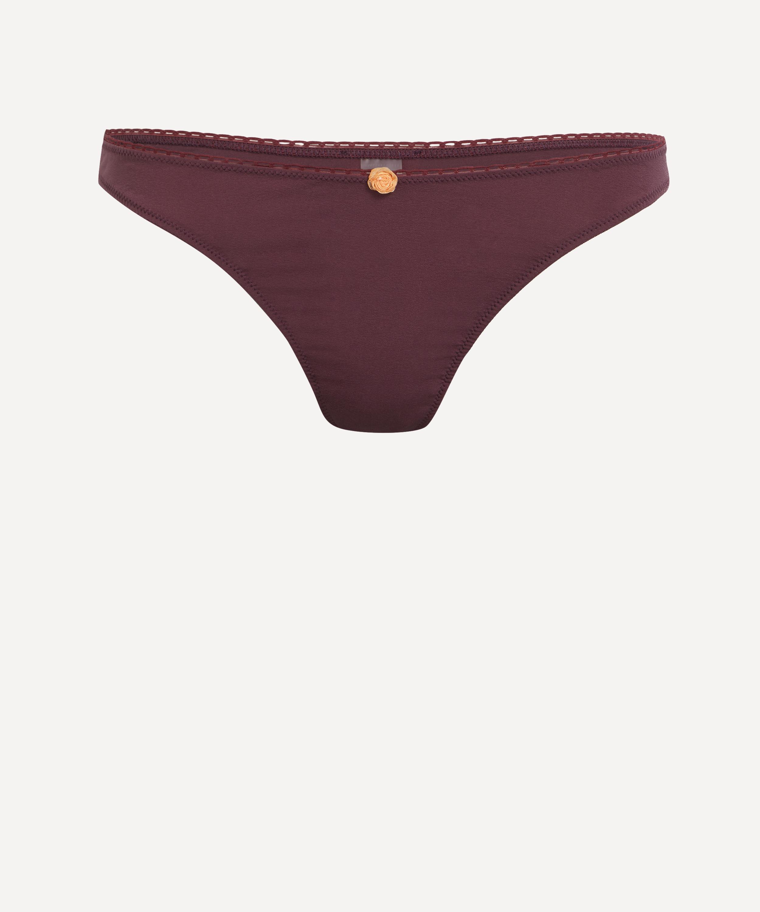 Fruity Booty - Dusty Plum Thong image number 0