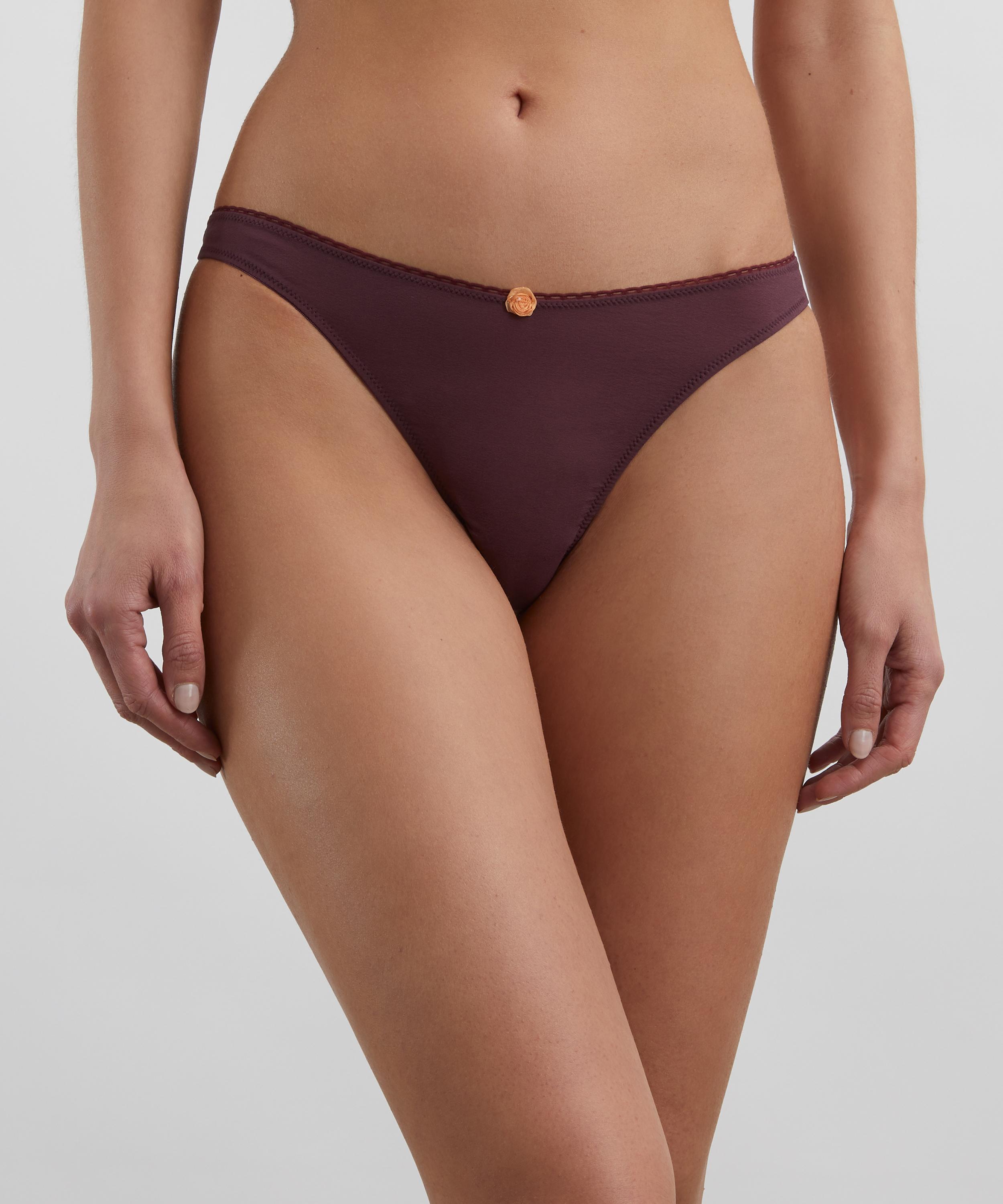 Fruity Booty - Dusty Plum Thong image number 2