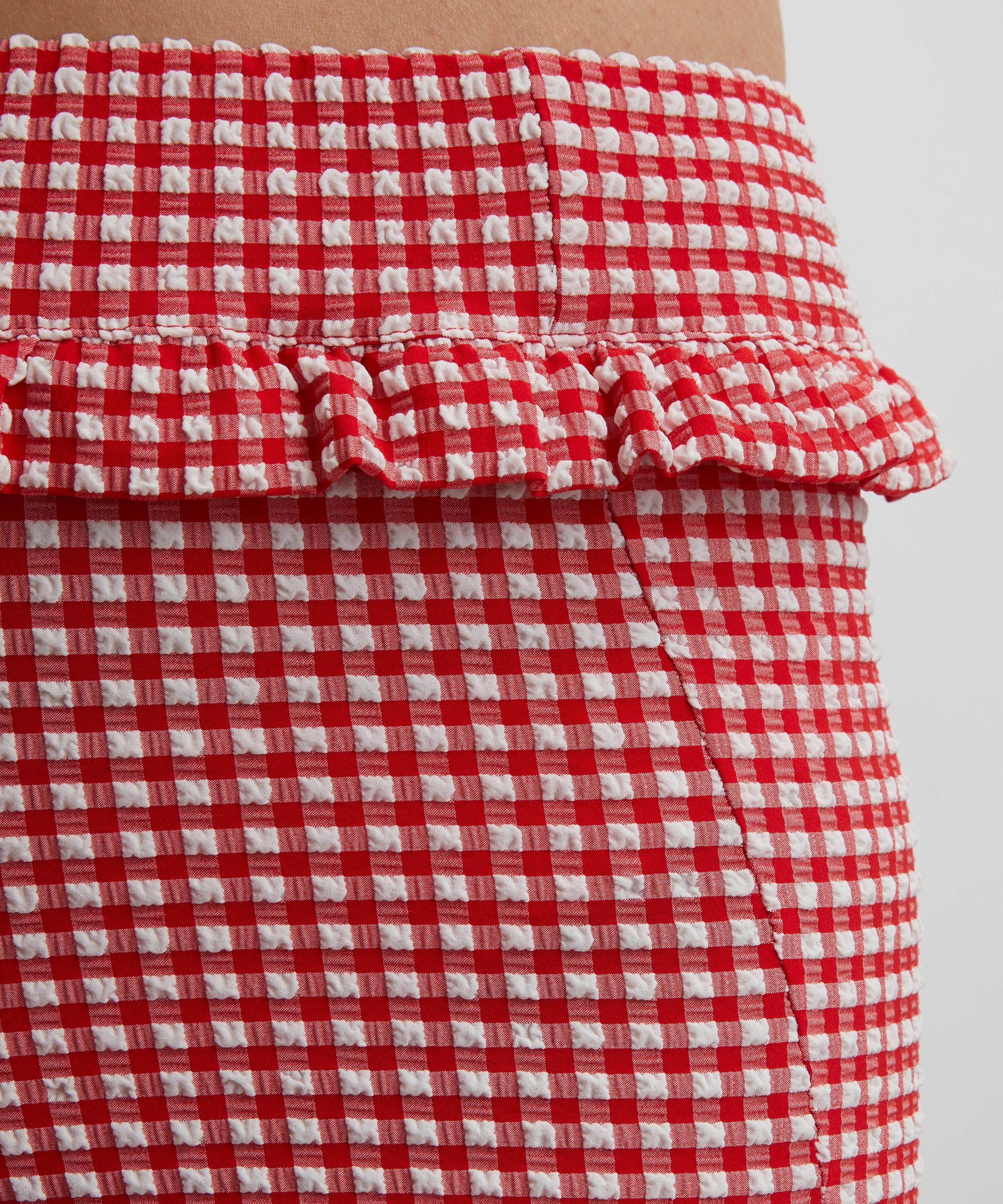 Fruity Booty - Zoe Red Gingham Knickerbocker Shorts image number 4