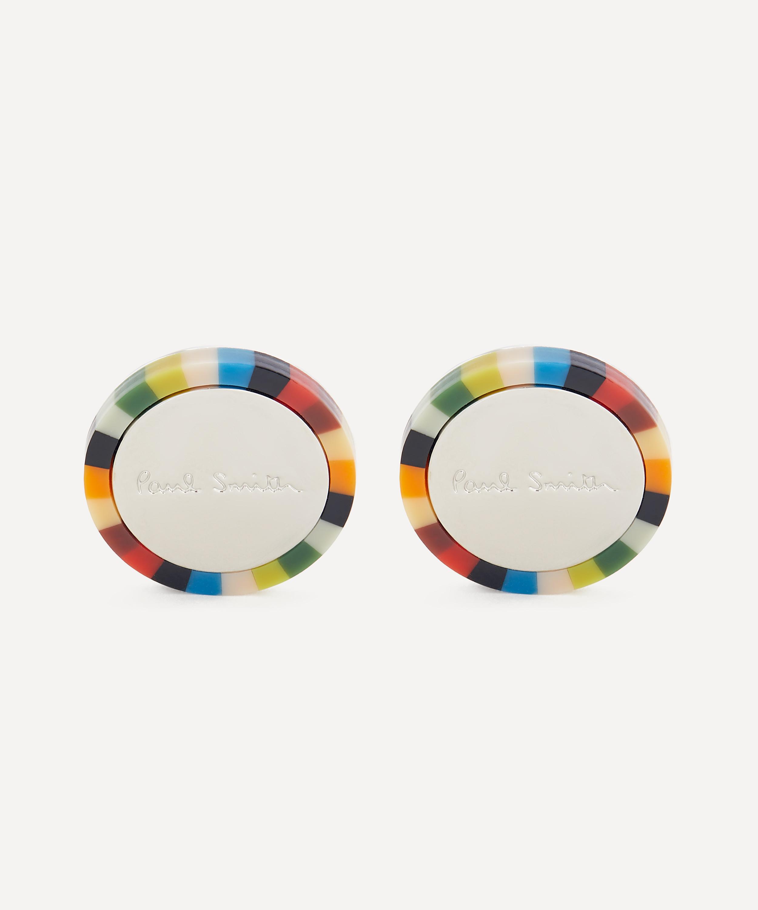 Paul Smith - Circle Signature Stripe Cufflinks