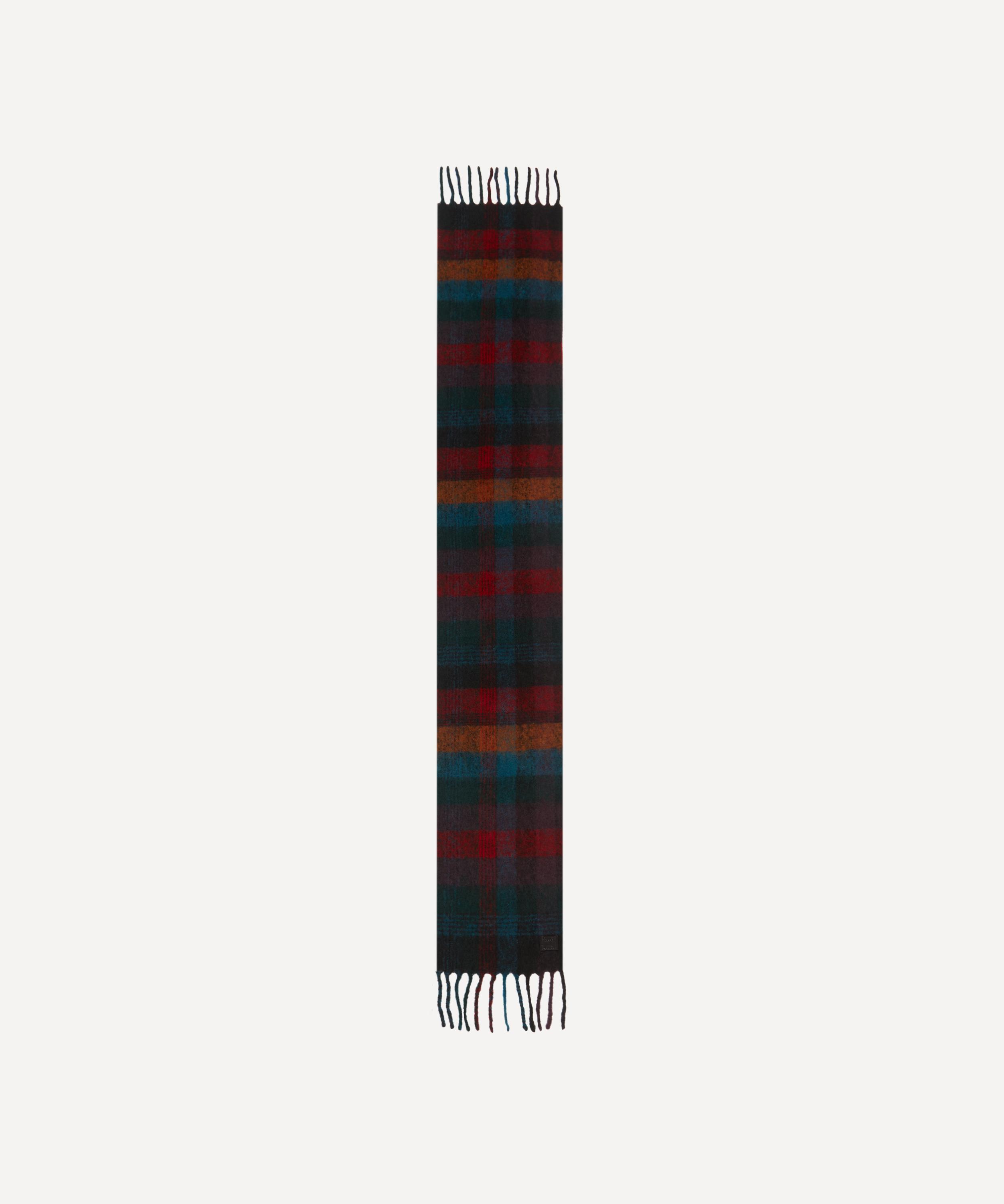 Paul Smith - Checked Wool Scarf image number 1