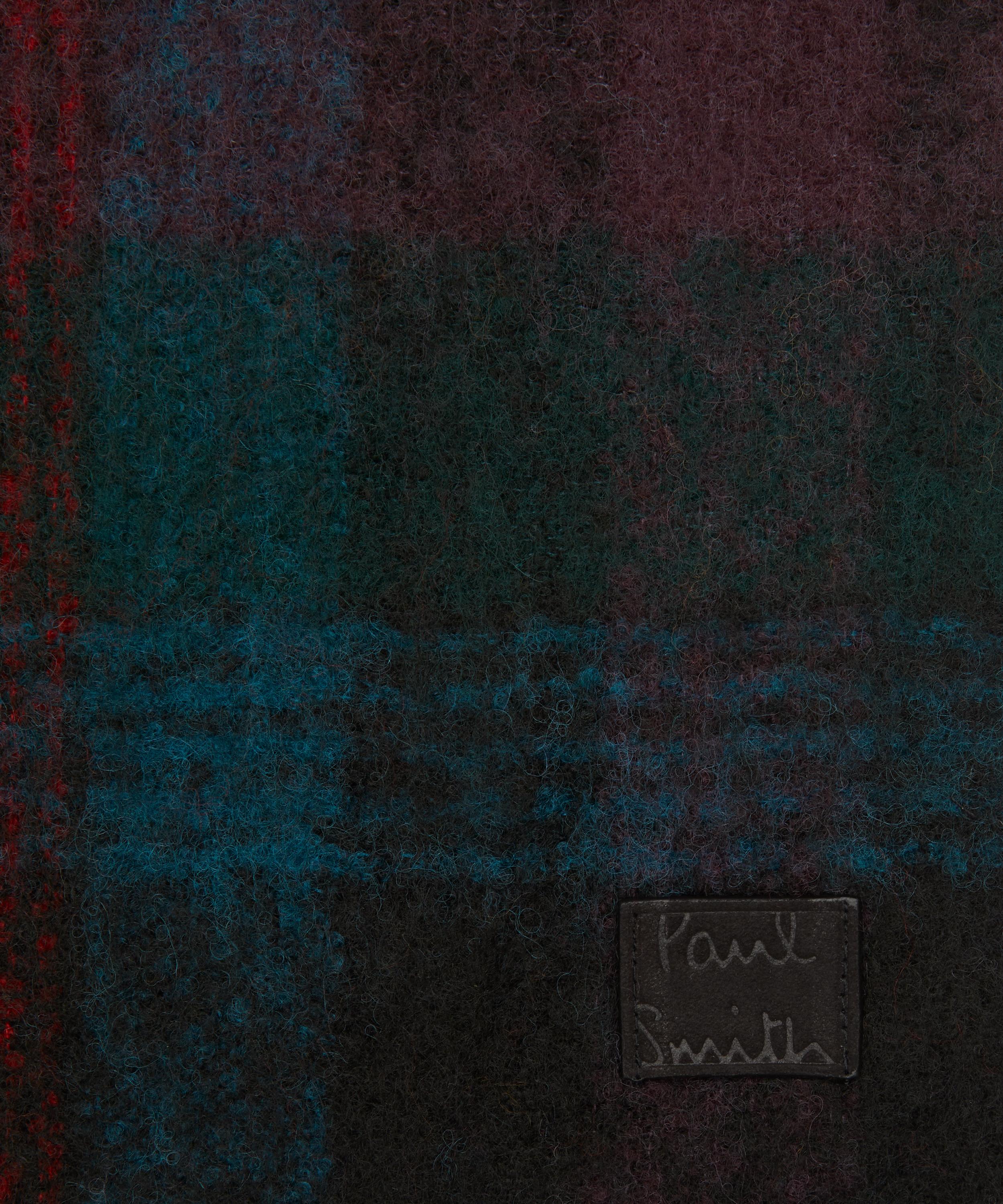 Paul Smith - Checked Wool Scarf image number 2