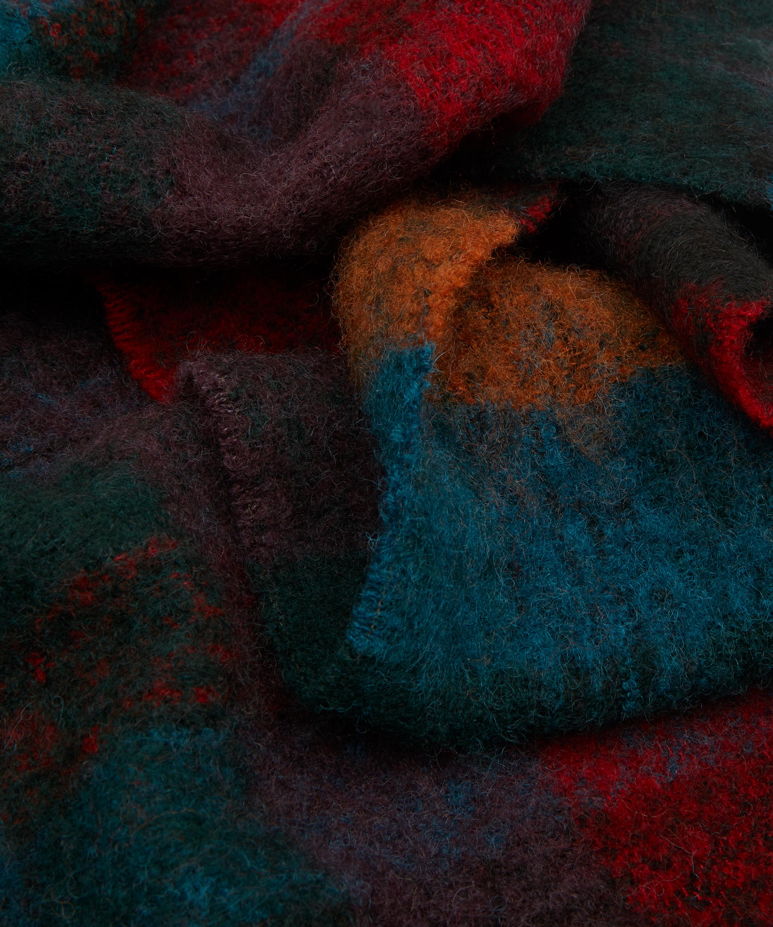 Paul Smith - Checked Wool Scarf image number 3