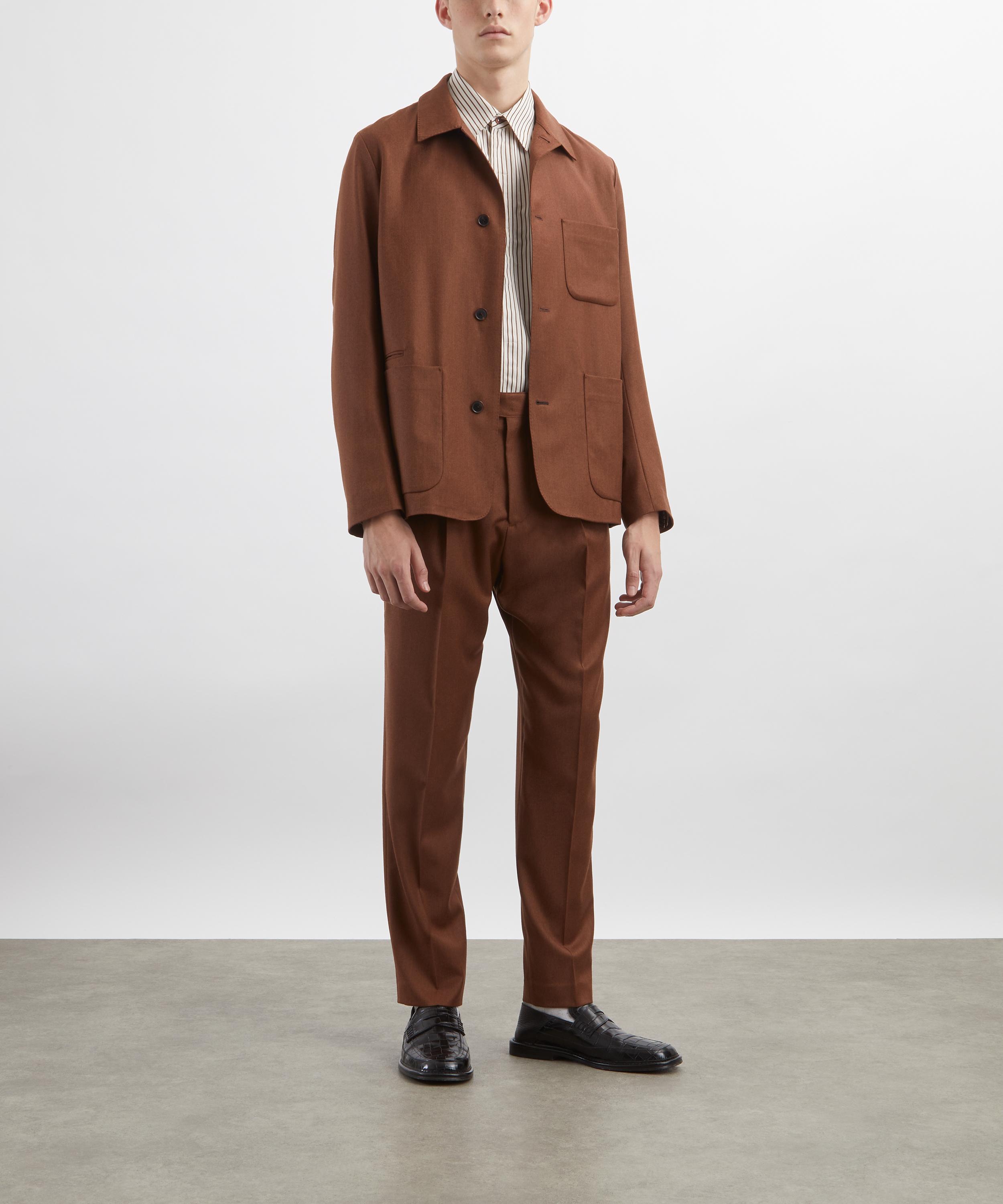 Paul Smith - Overdyed Wool-Cashmere Flannel Work Jacket image number 1