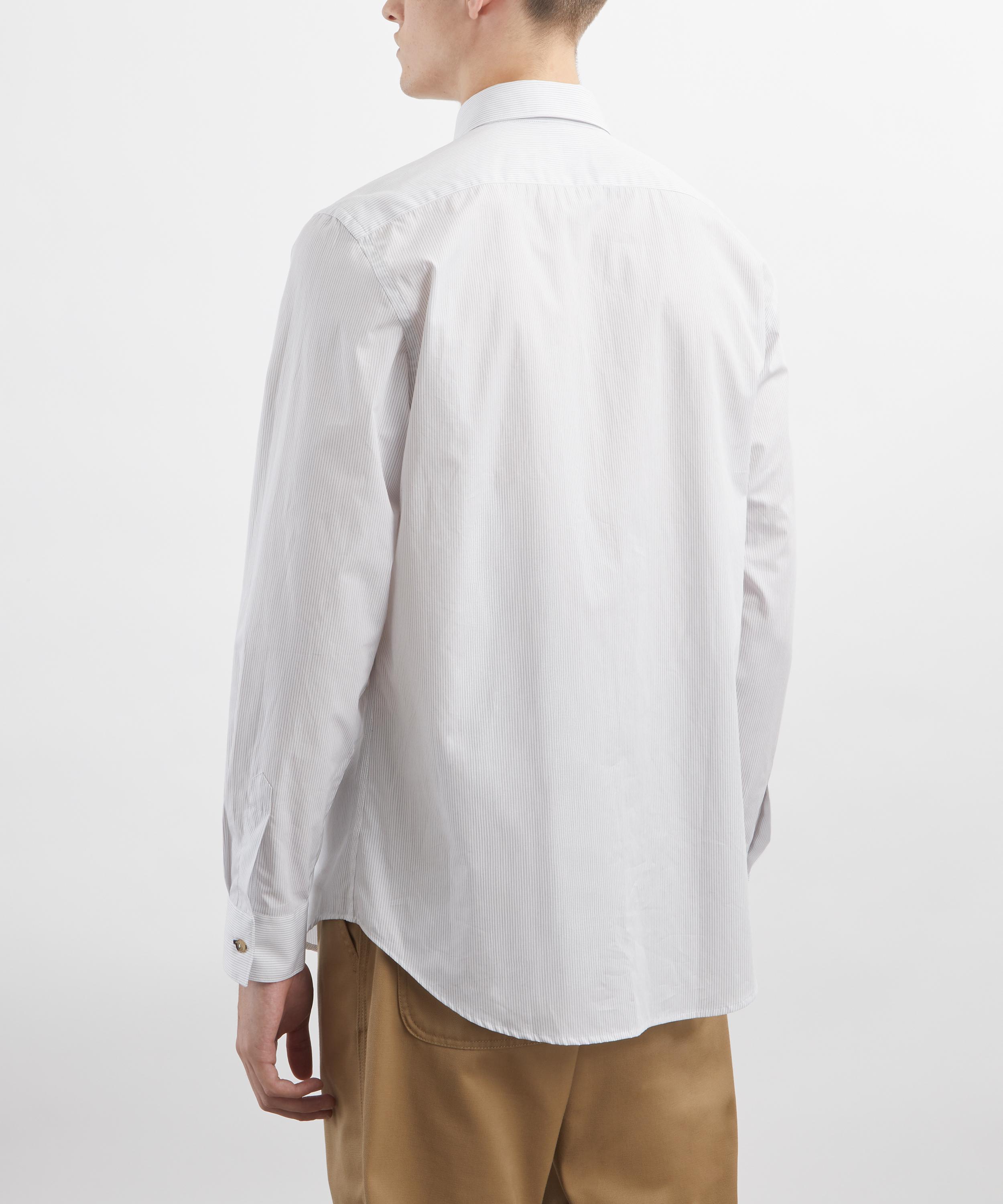 Paul Smith - White Stripe Field Flowers Print Shirt image number 3