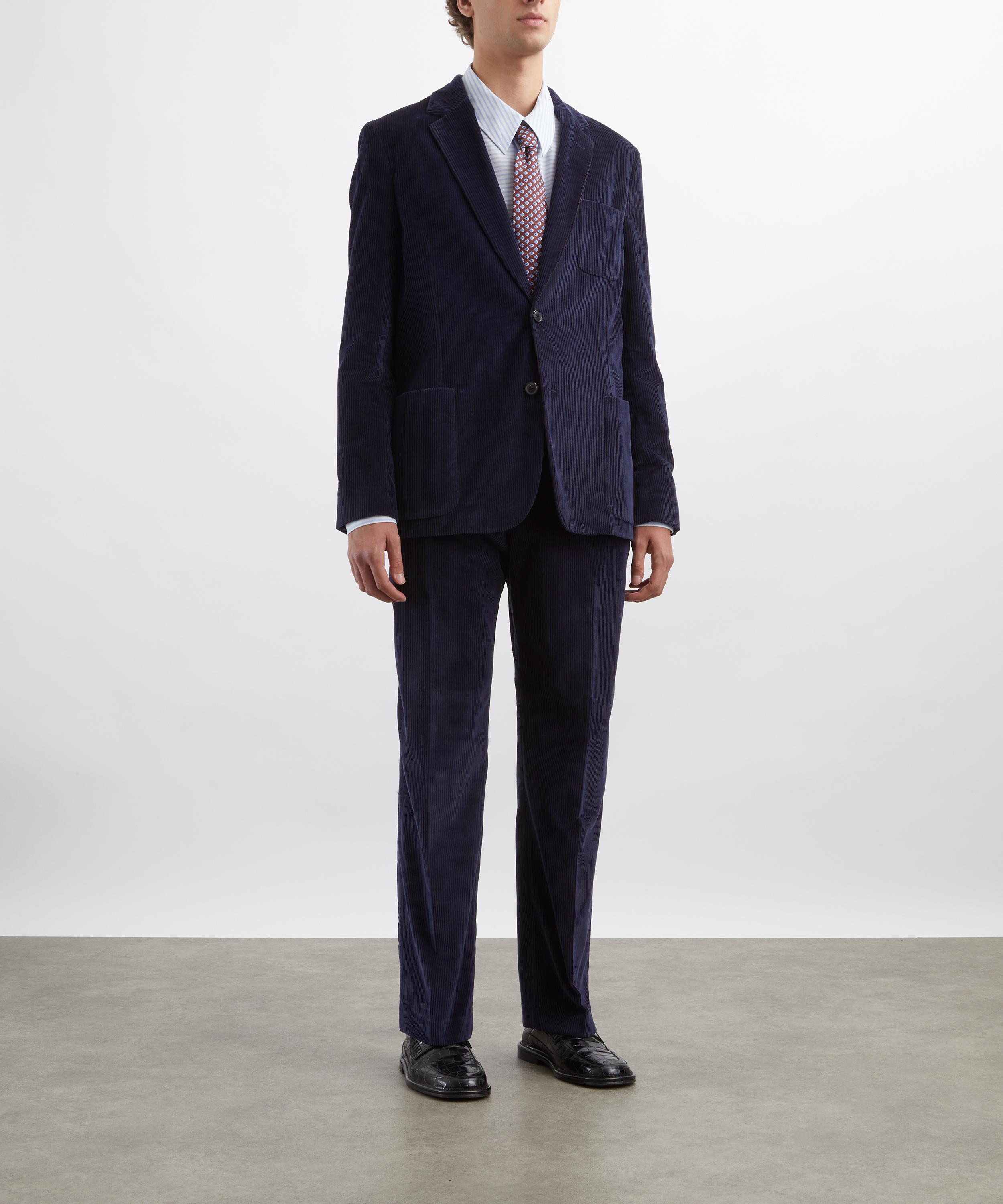 Paul Smith - Navy Corduroy Trousers image number 1