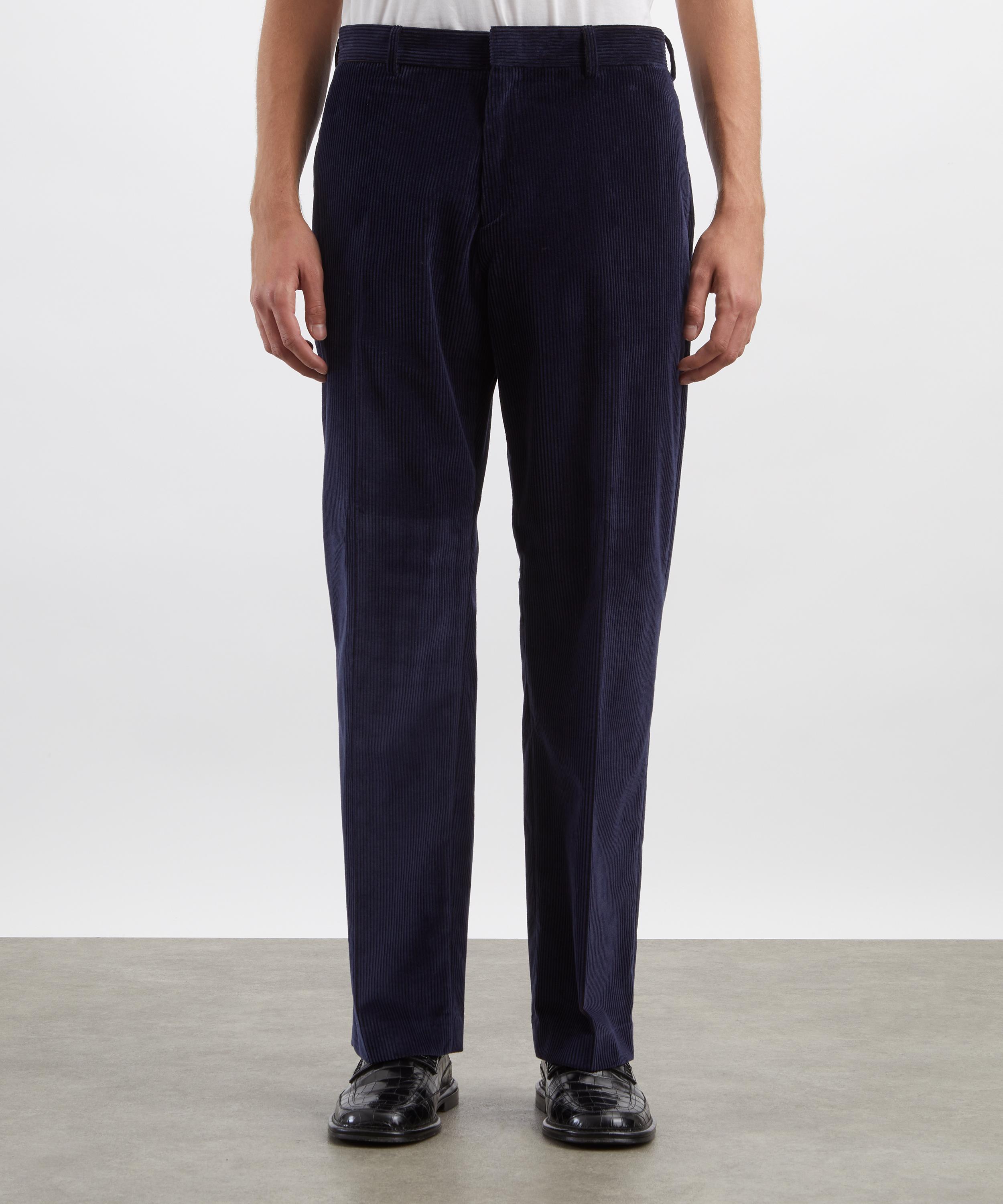 Paul Smith - Navy Corduroy Trousers image number 2