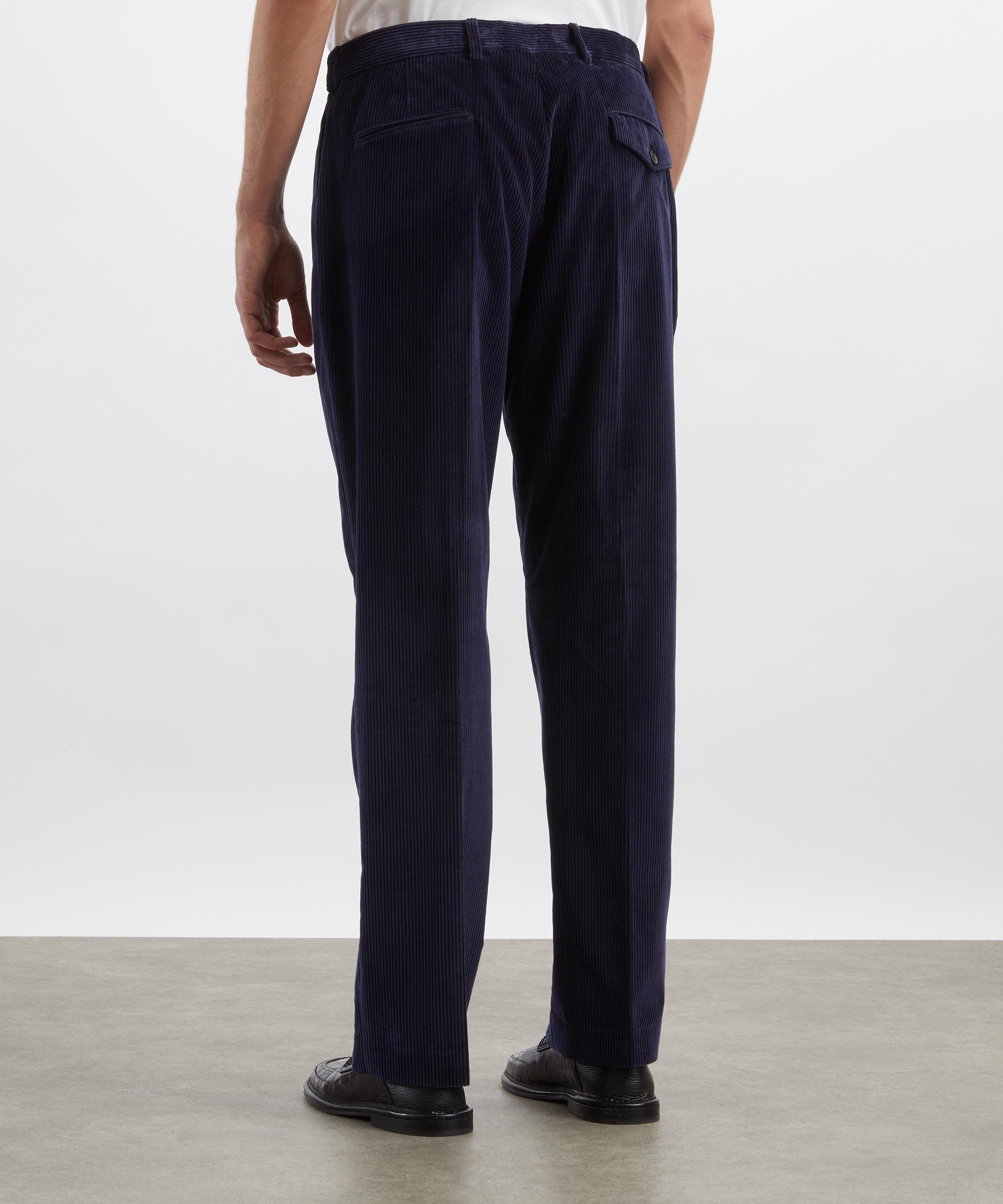 Paul Smith - Navy Corduroy Trousers image number 3