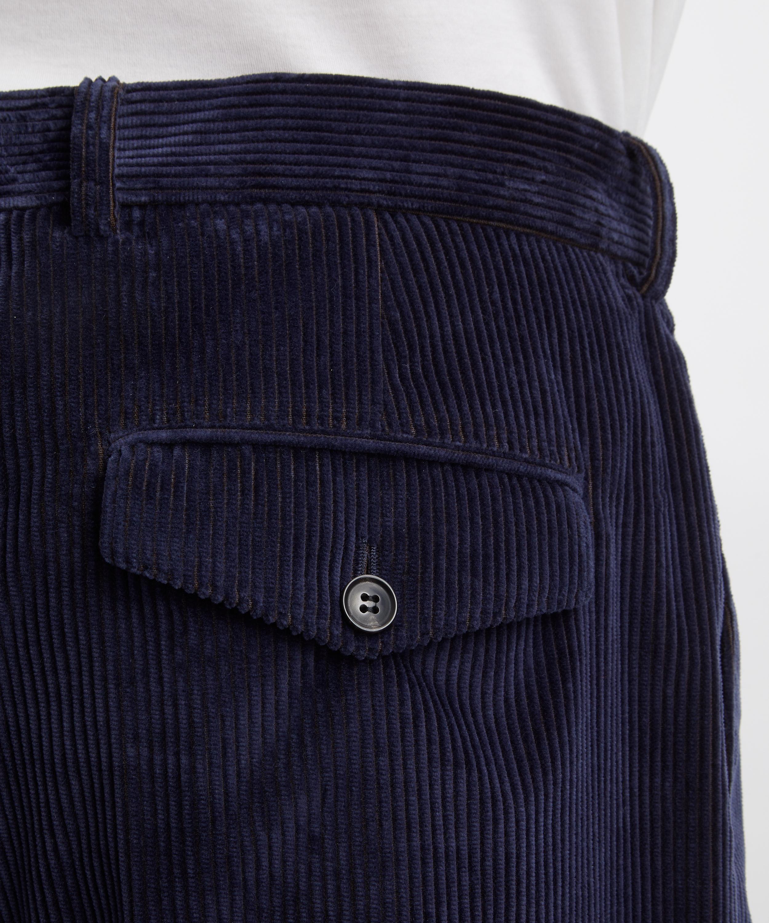 Paul Smith - Navy Corduroy Trousers image number 4