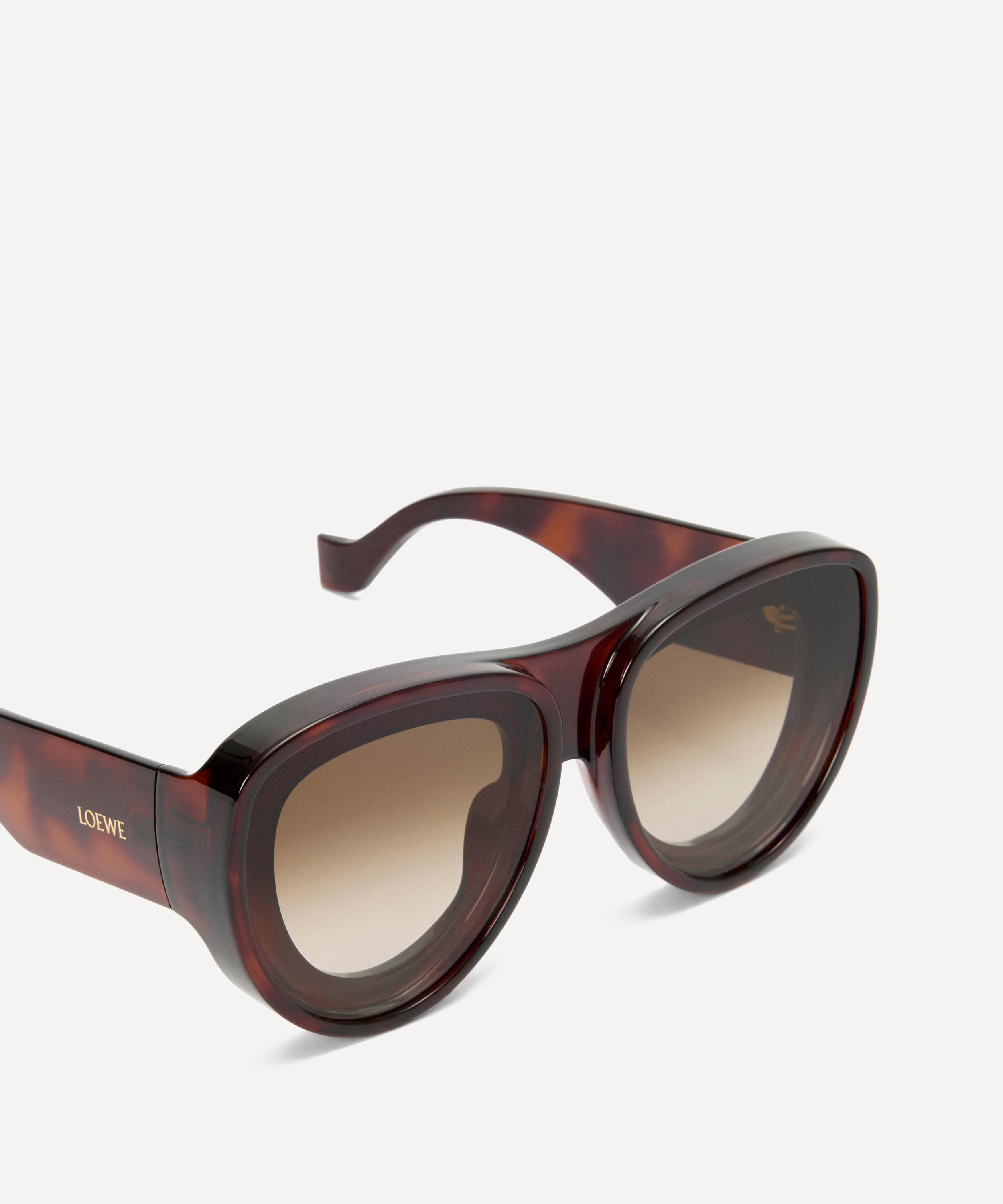 Loewe - x Paula's Ibiza Havana Aviator Sunglasses image number 3