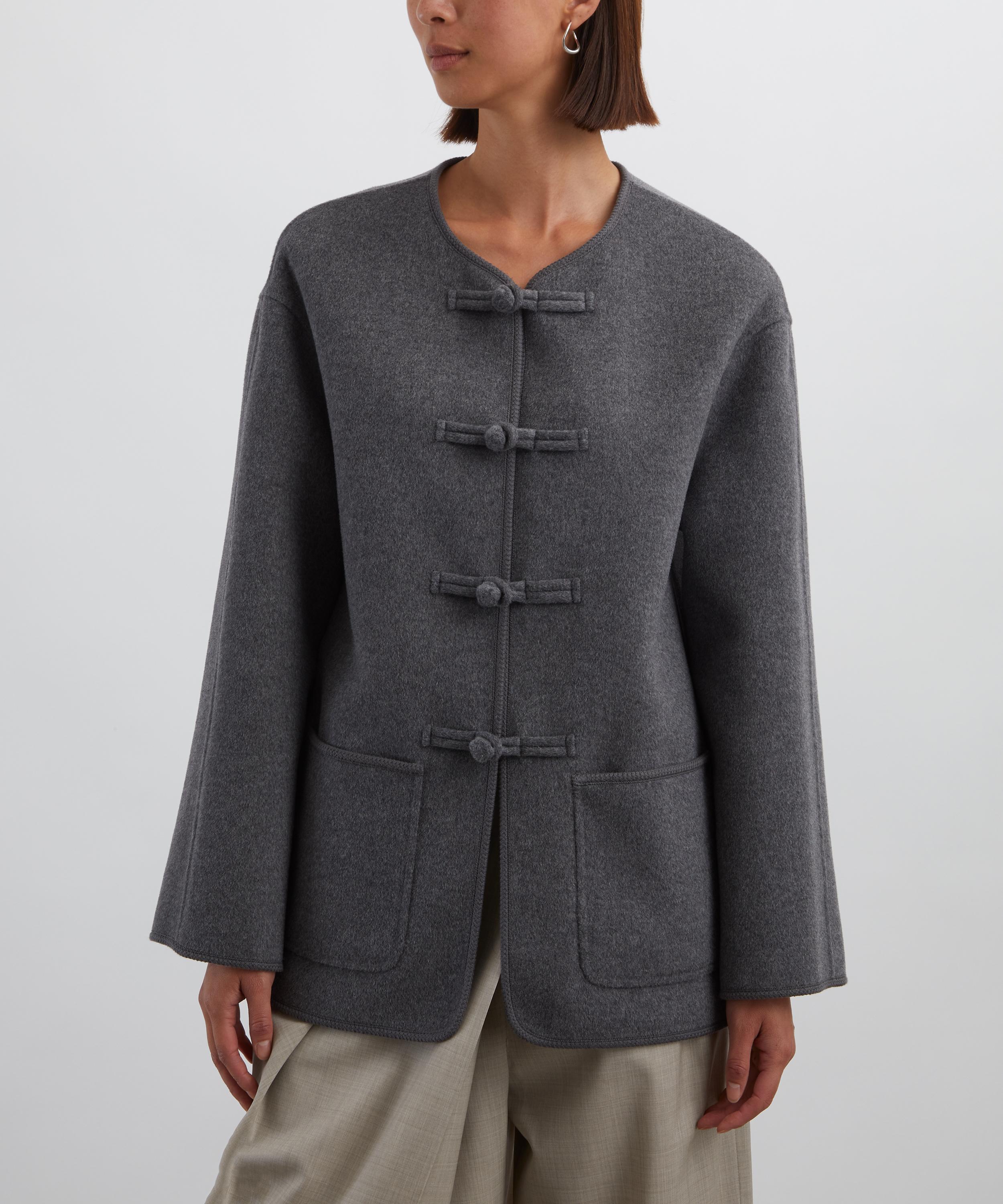 Róhe - Mandarin Double-Faced Wool Jacket image number 2