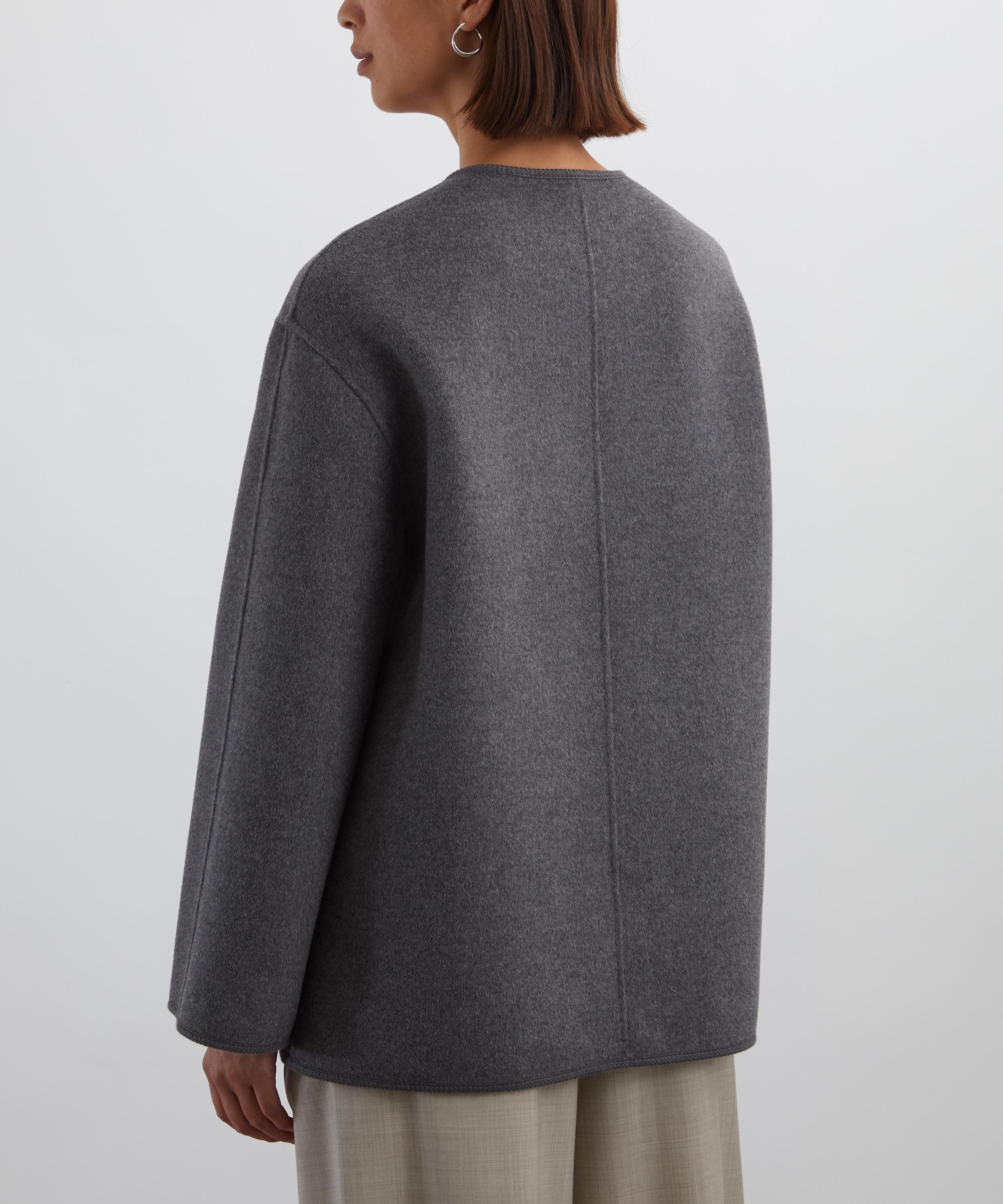 Róhe - Mandarin Double-Faced Wool Jacket image number 3