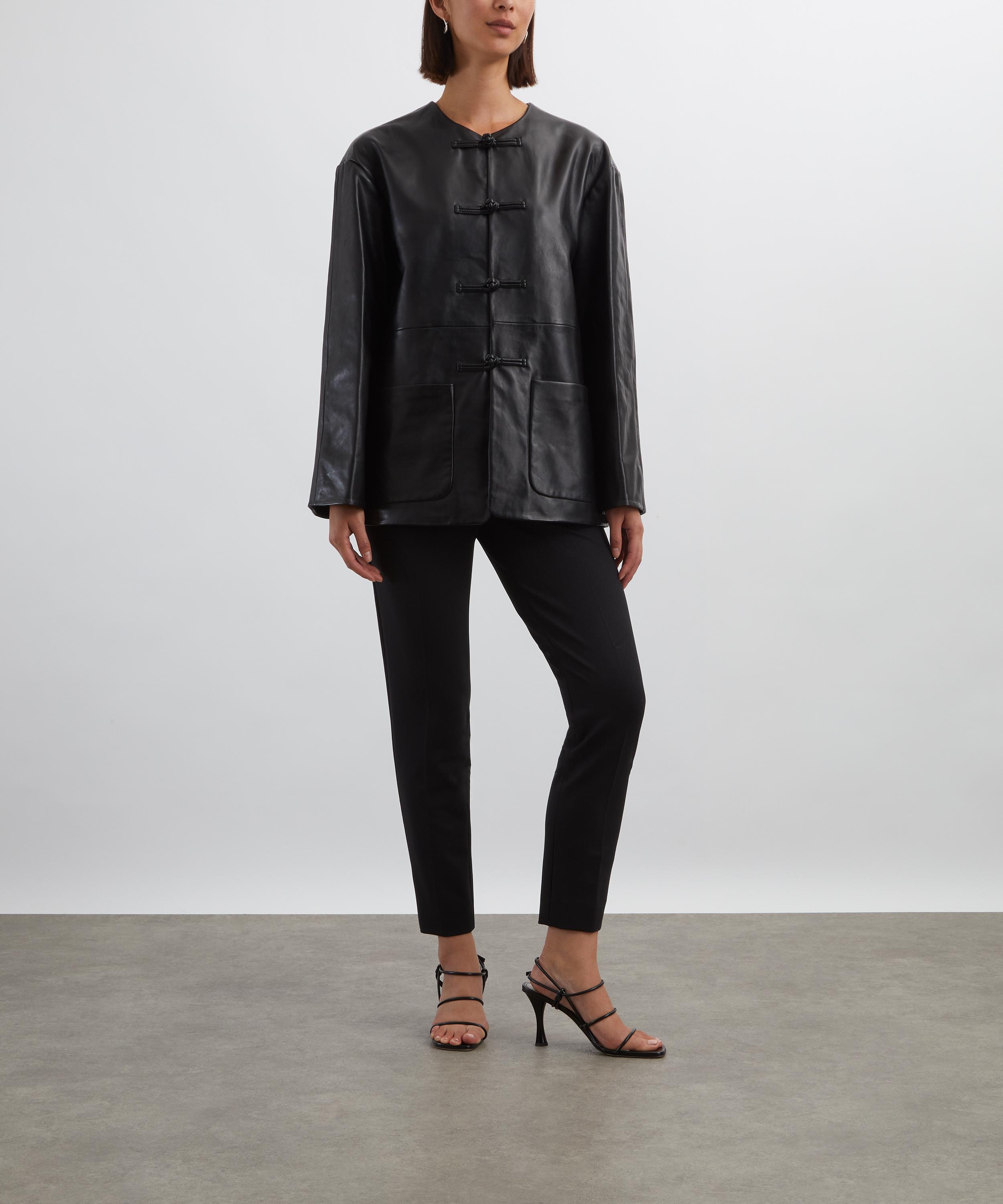 R&oacute;he - Mandarin Leather Jacket image number 1