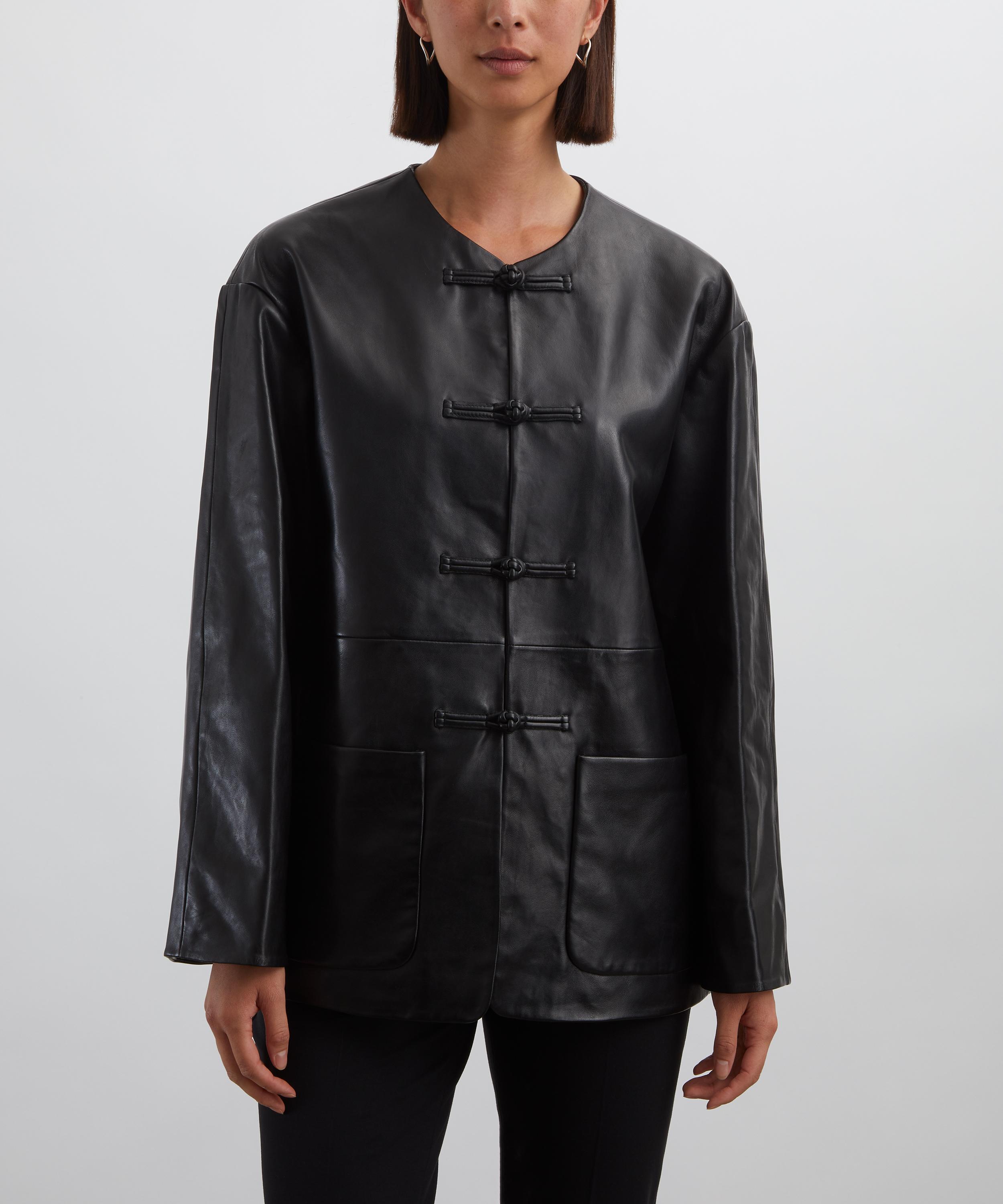 R&oacute;he - Mandarin Leather Jacket image number 2