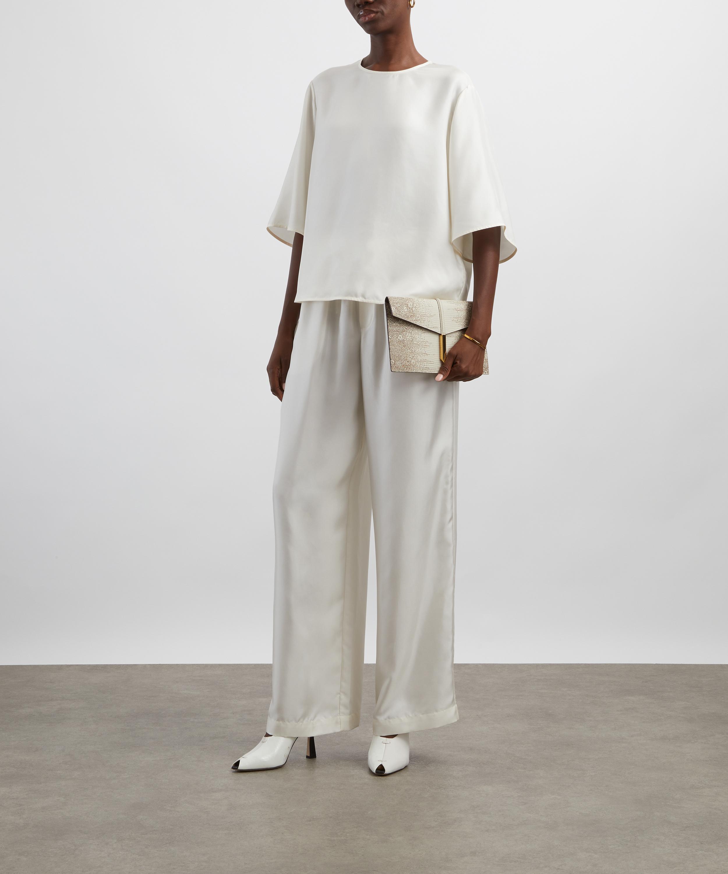 Róhe - Relaxed Silk Drawstring Trousers image number 1