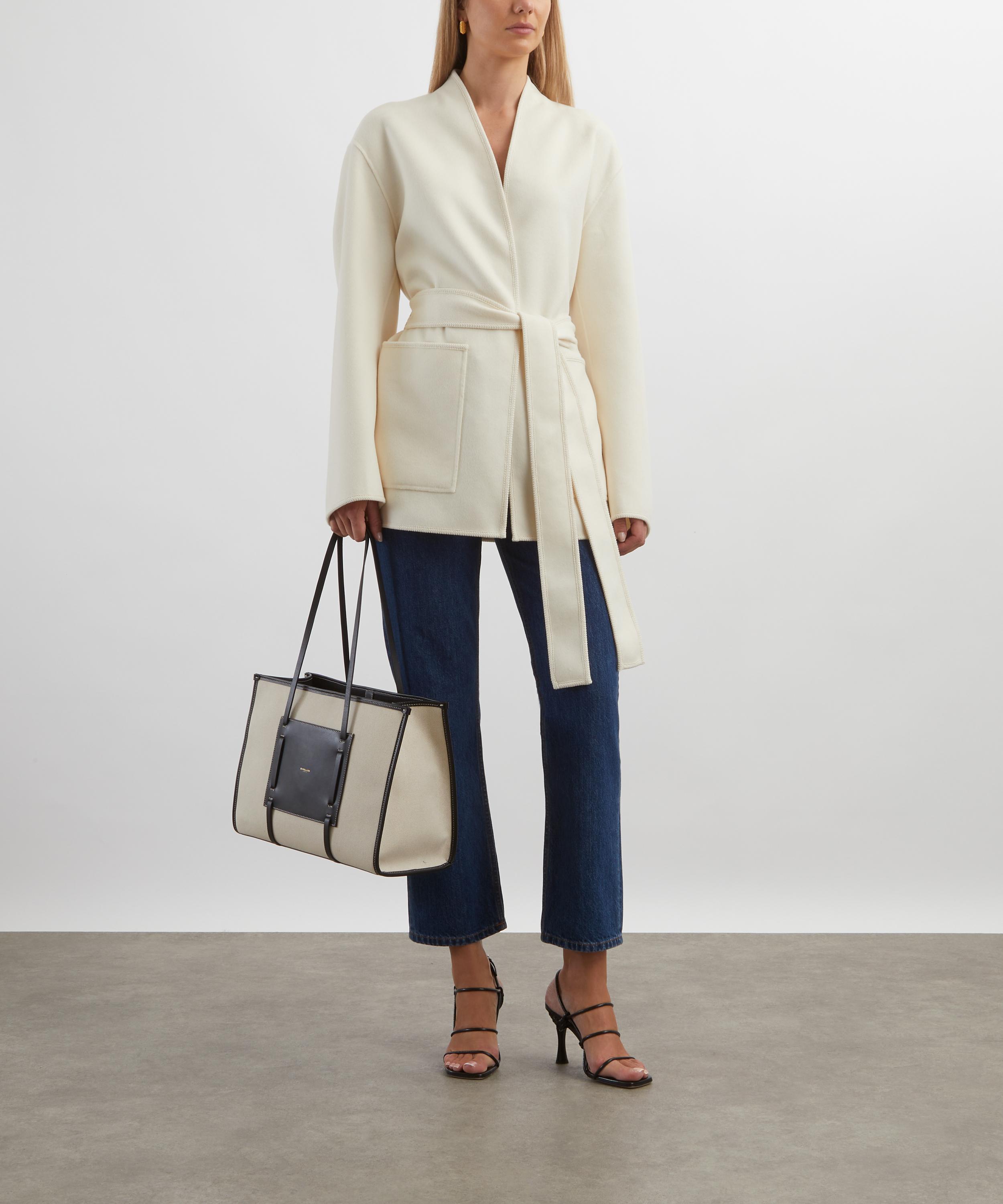 Róhe - Off-White Belted Kimono Jacket image number 1