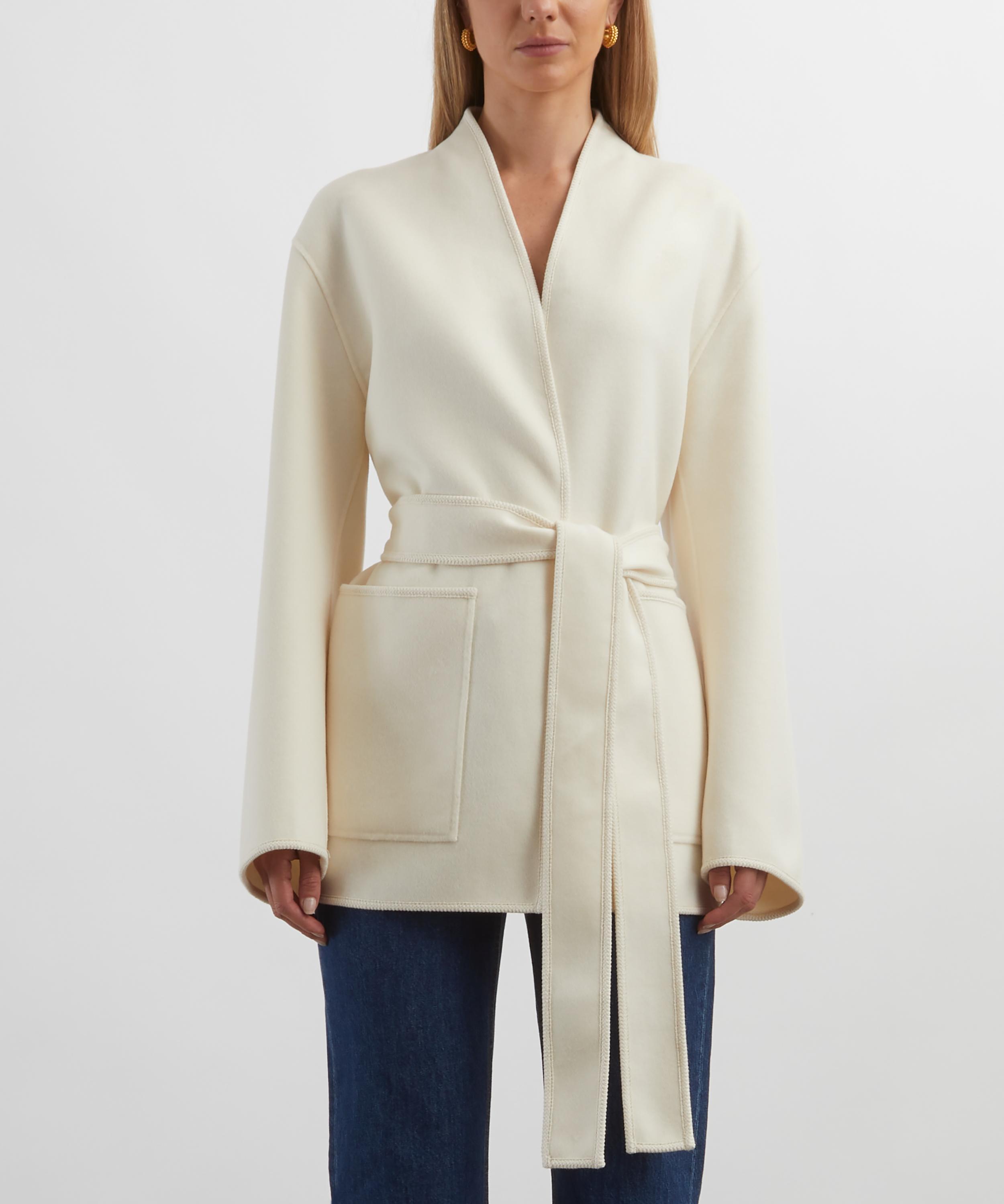 Róhe - Off-White Belted Kimono Jacket image number 2