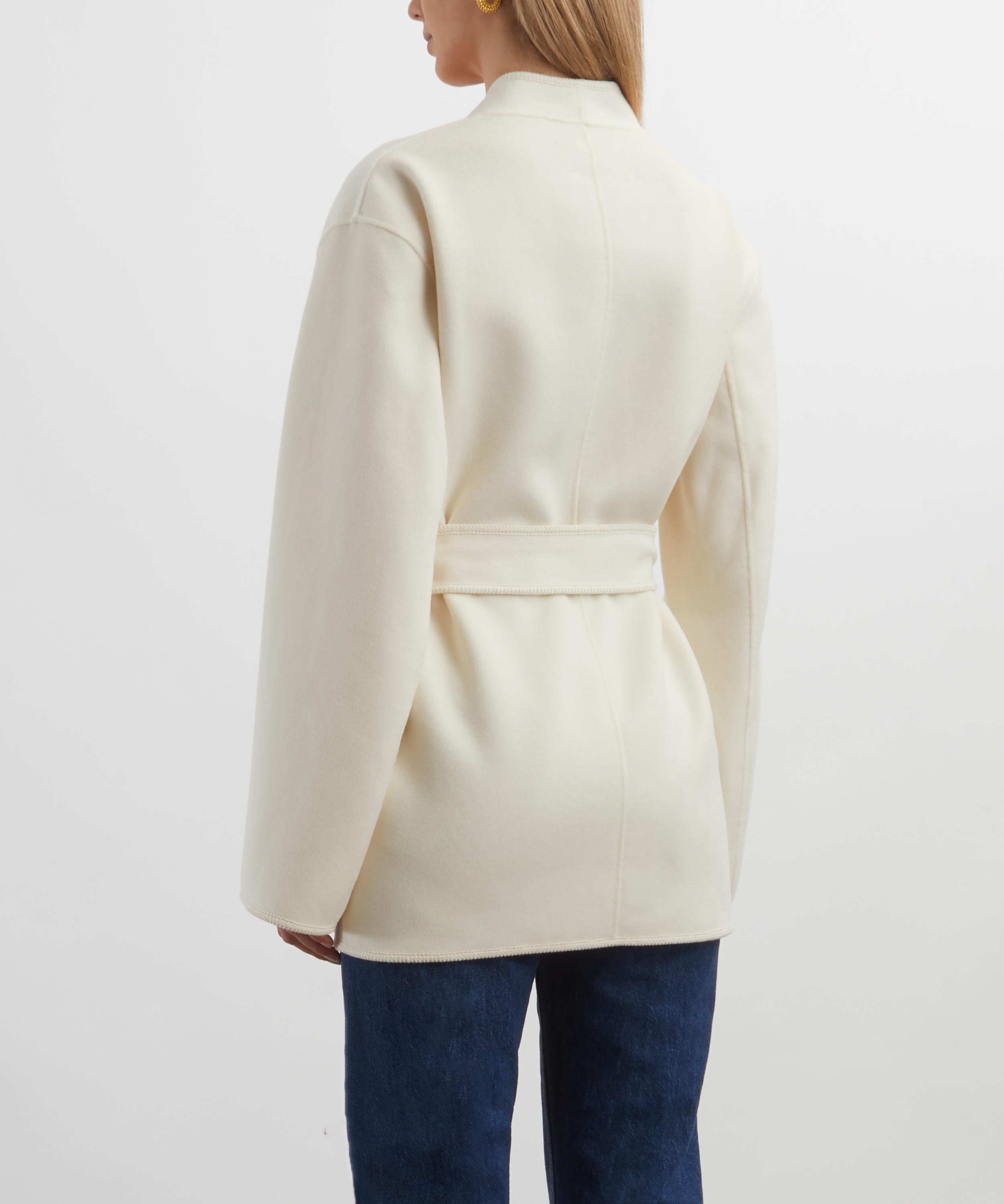 Róhe - Off-White Belted Kimono Jacket image number 3