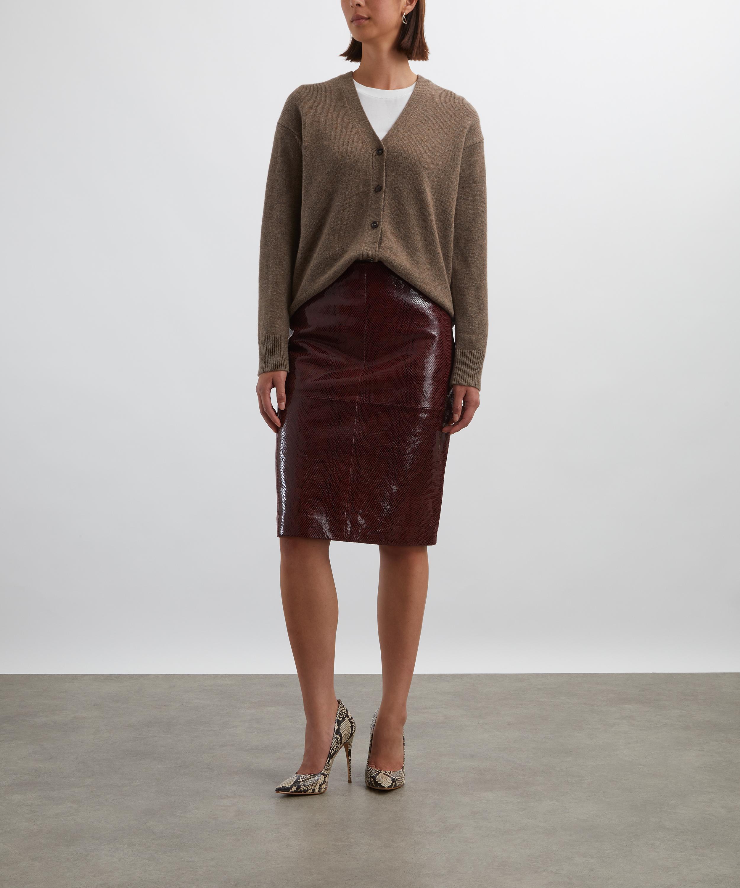 Róhe - Snake Leather Skirt image number 1