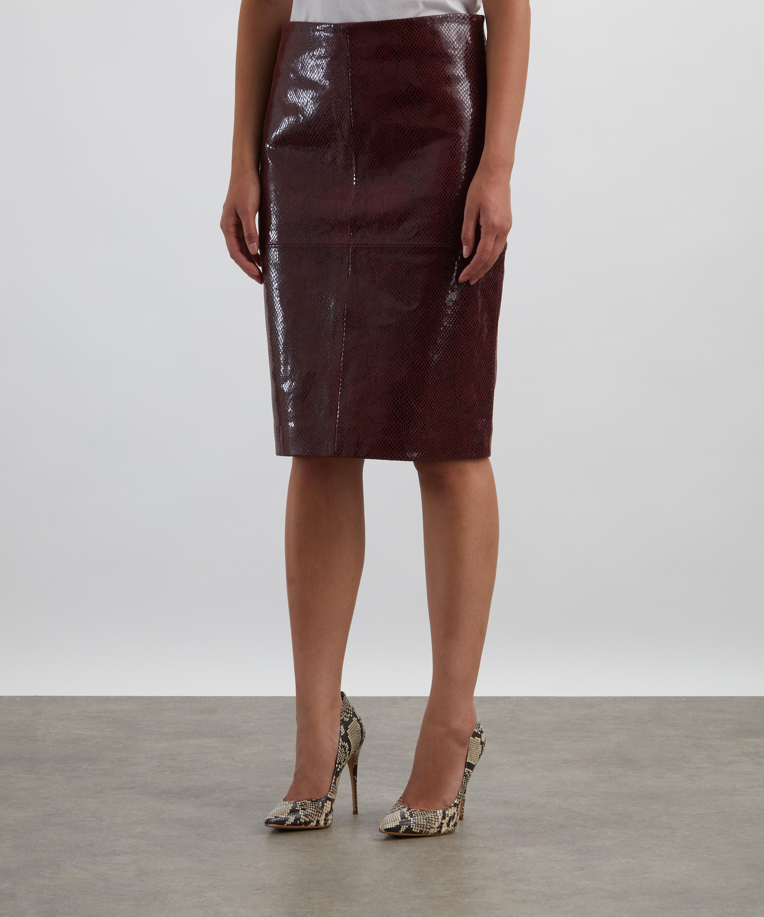 Róhe - Snake Leather Skirt image number 2