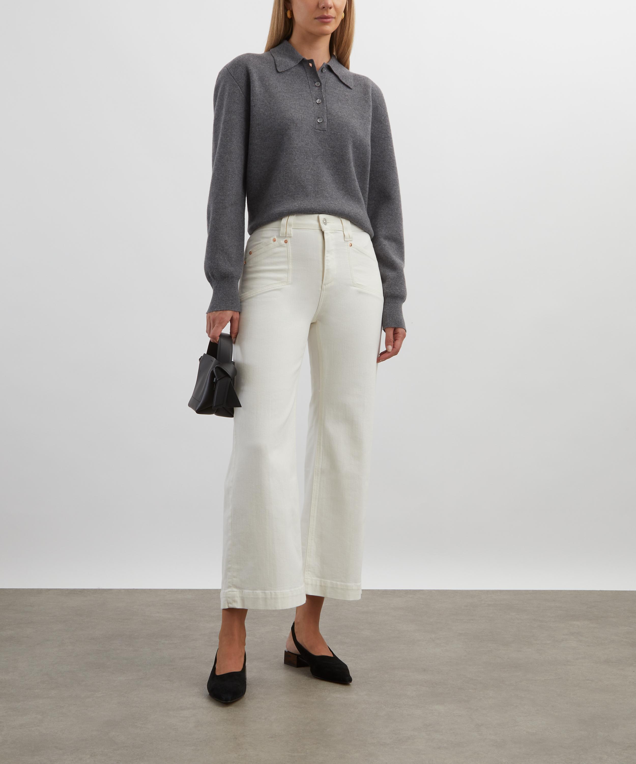Róhe - Grey Compact Knitted Polo image number 1