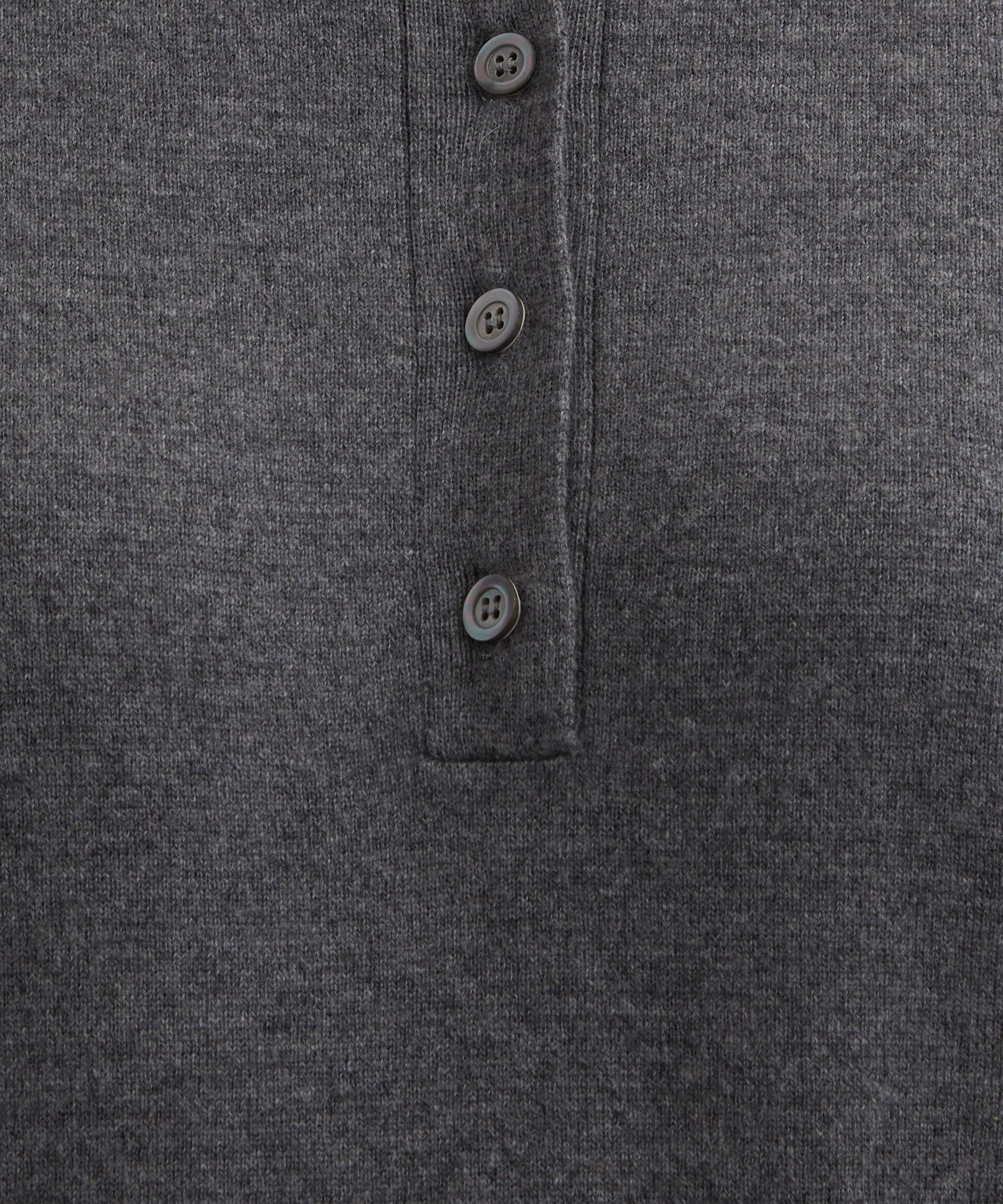 Róhe - Grey Compact Knitted Polo image number 4