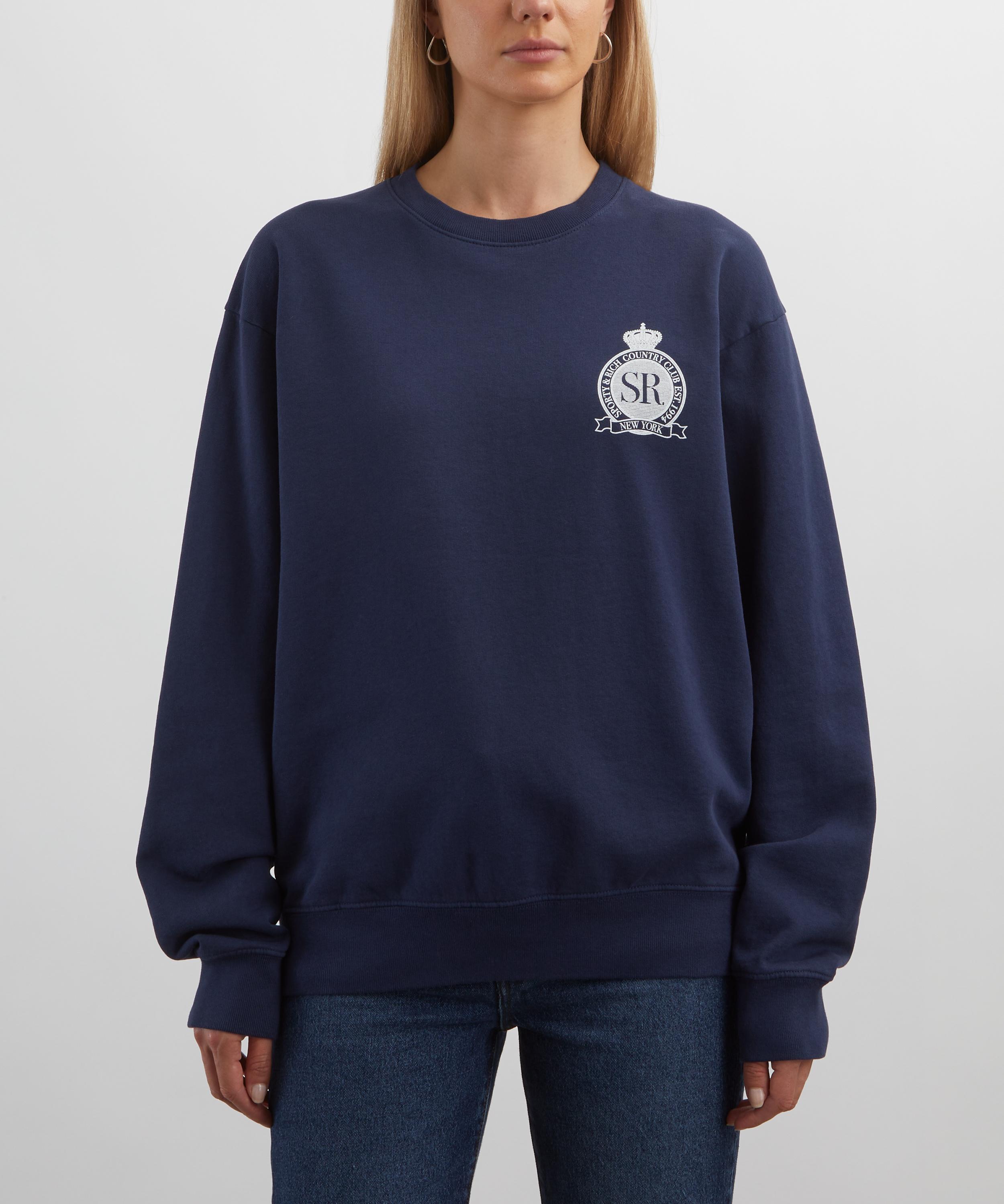 Sporty & Rich - Royal Club Crew-Neck Sweatshirt image number 2