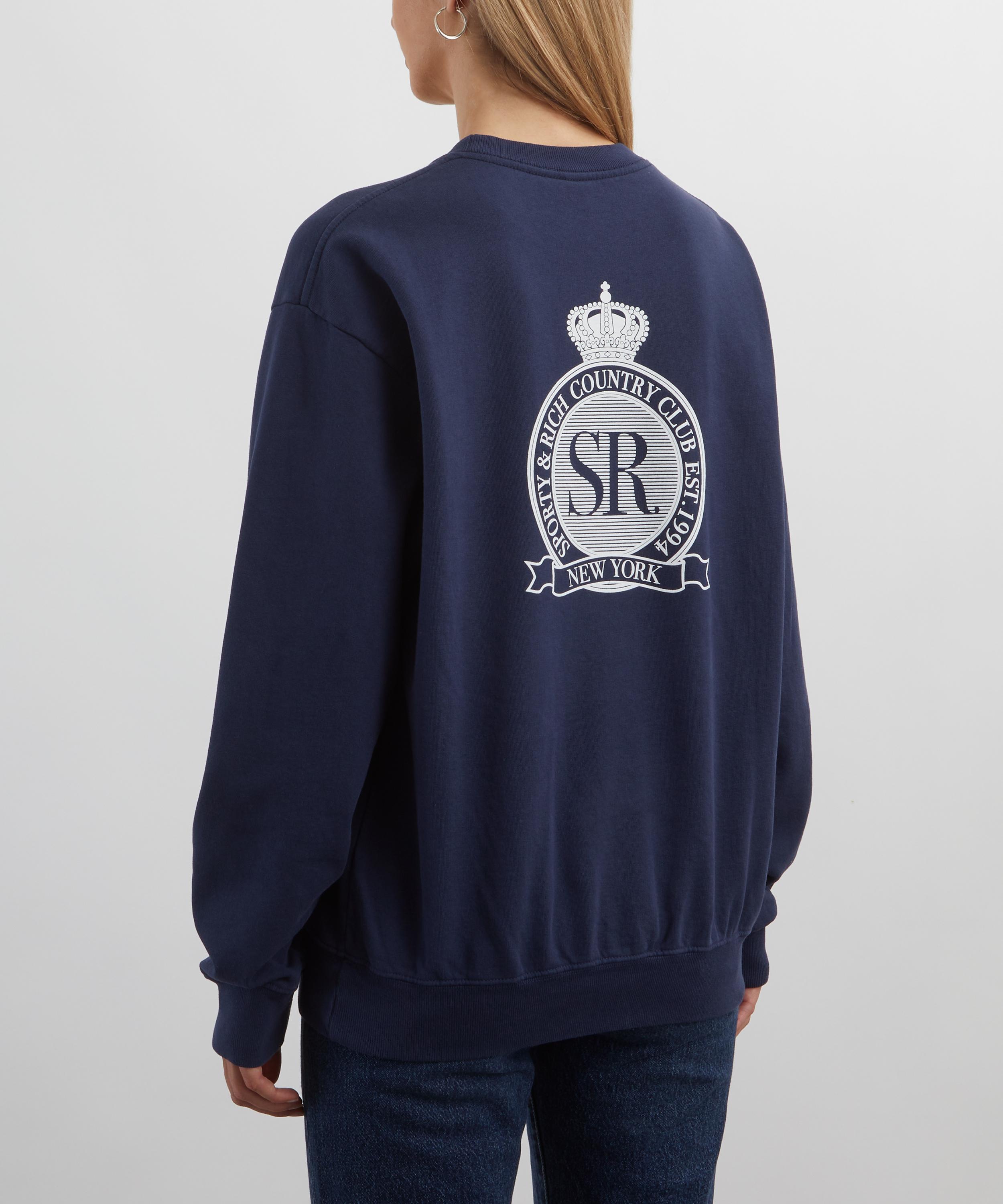 Sporty & Rich - Royal Club Crew-Neck Sweatshirt image number 3