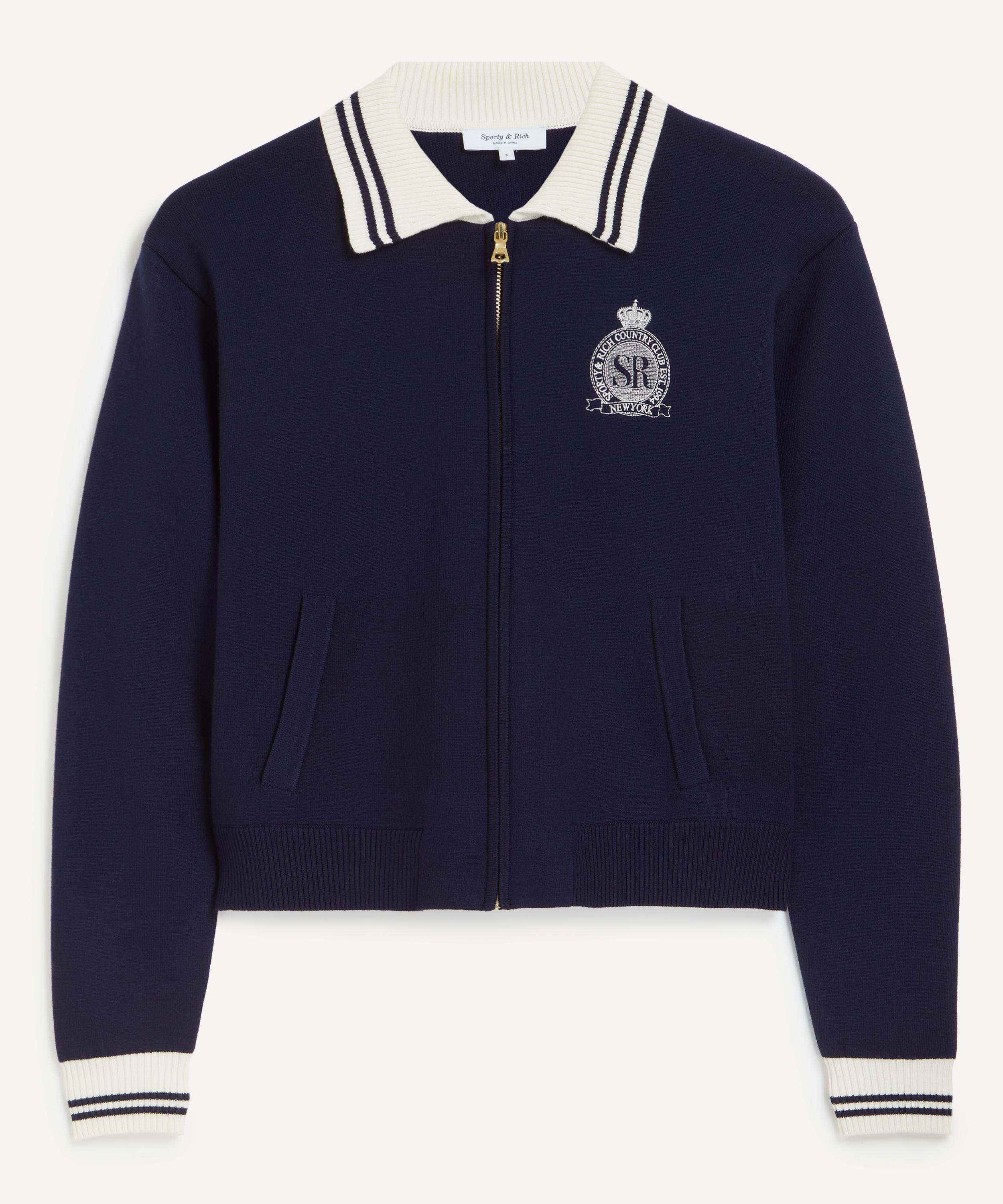 Sporty & Rich - Royal Club Zipped Cardigan image number 0