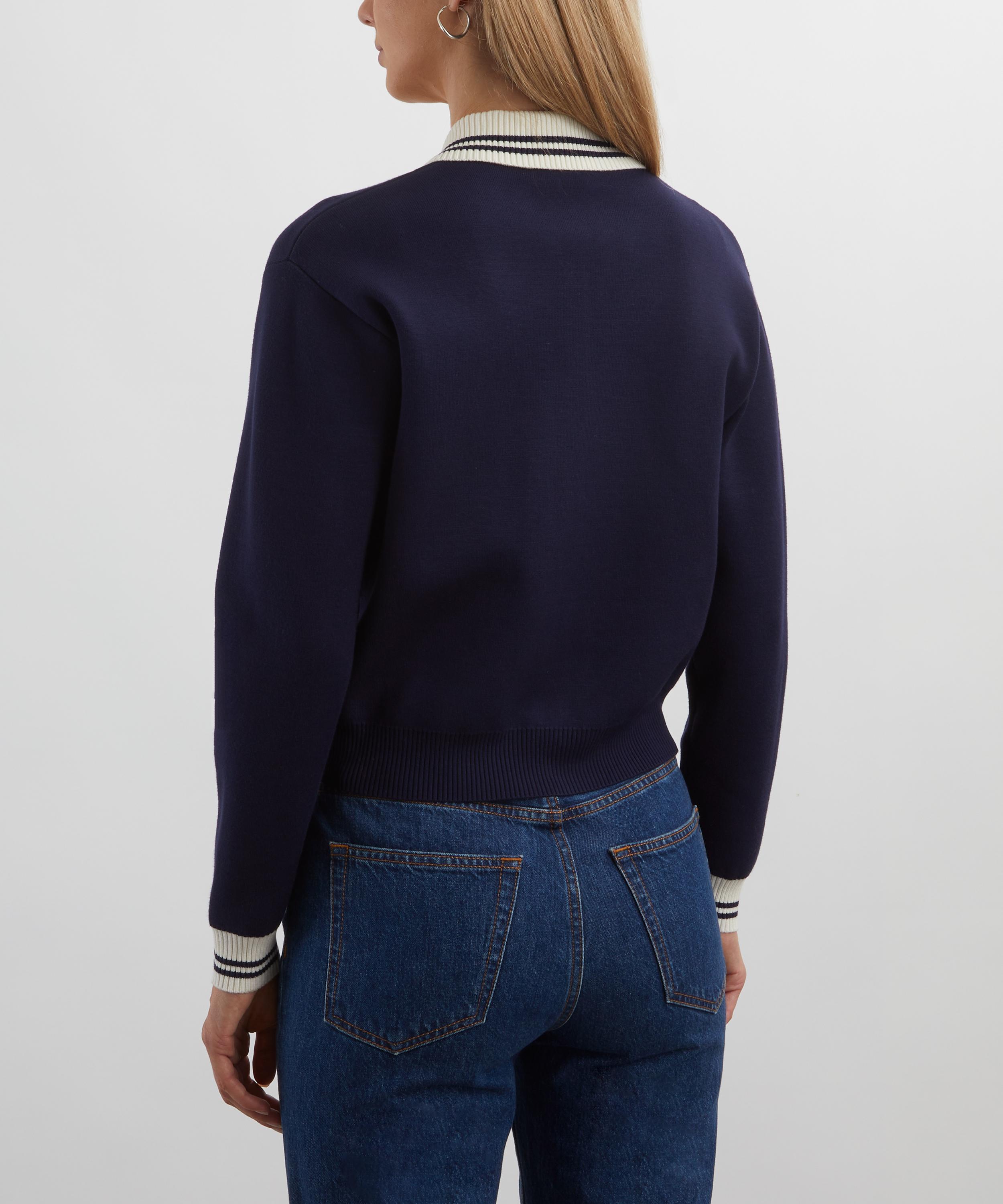 Sporty & Rich - Royal Club Zipped Cardigan image number 3